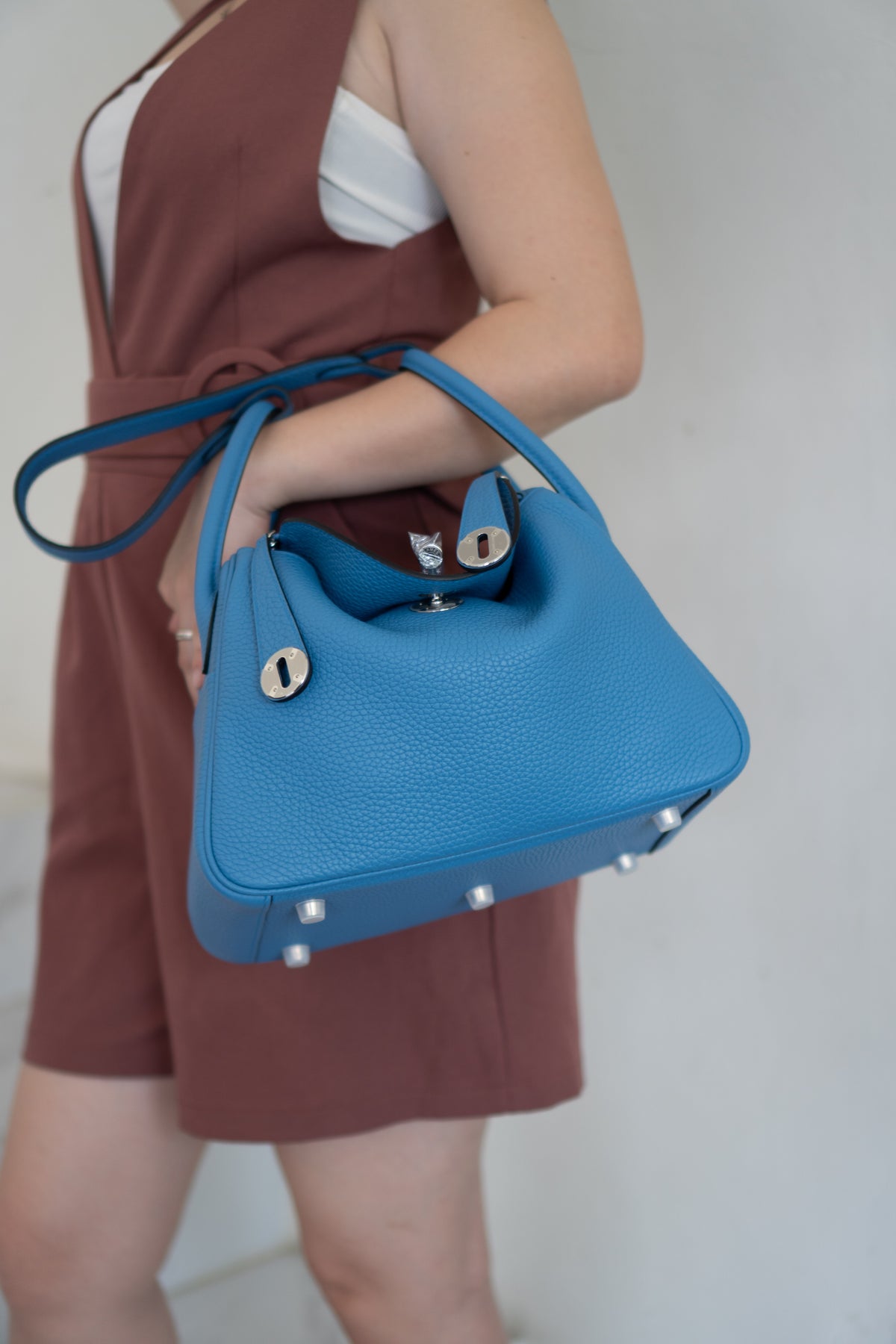 Lind 26 – Blue Paradis Clemence Leather with Palladium Hardware