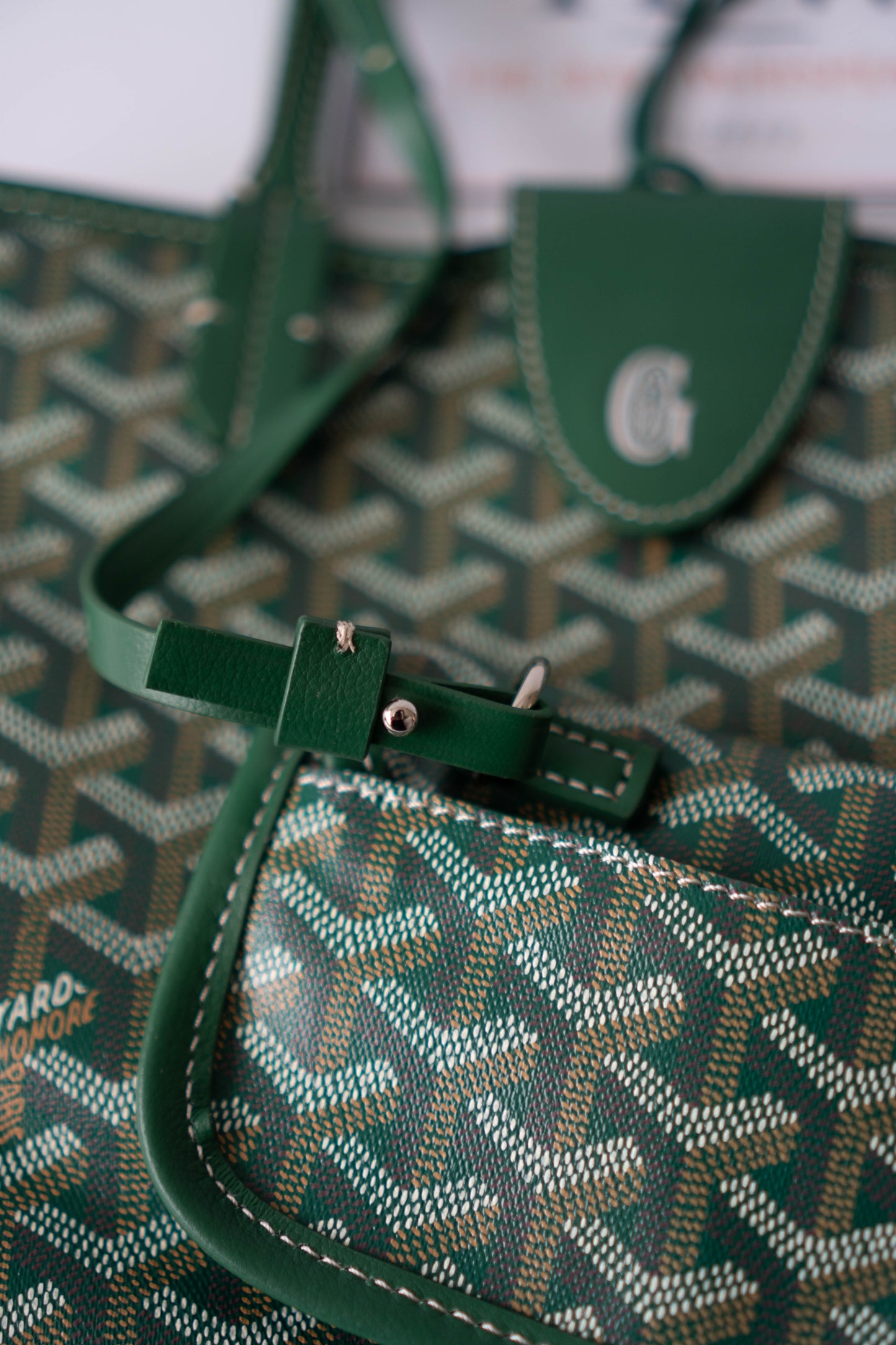 Mini Anjou – Green Goyrdine Canvas