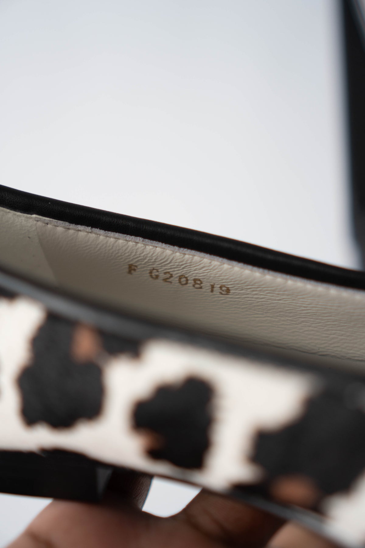 CC Leopard Print & Spotted Cap-Toe Calf Hair Ballet Flats