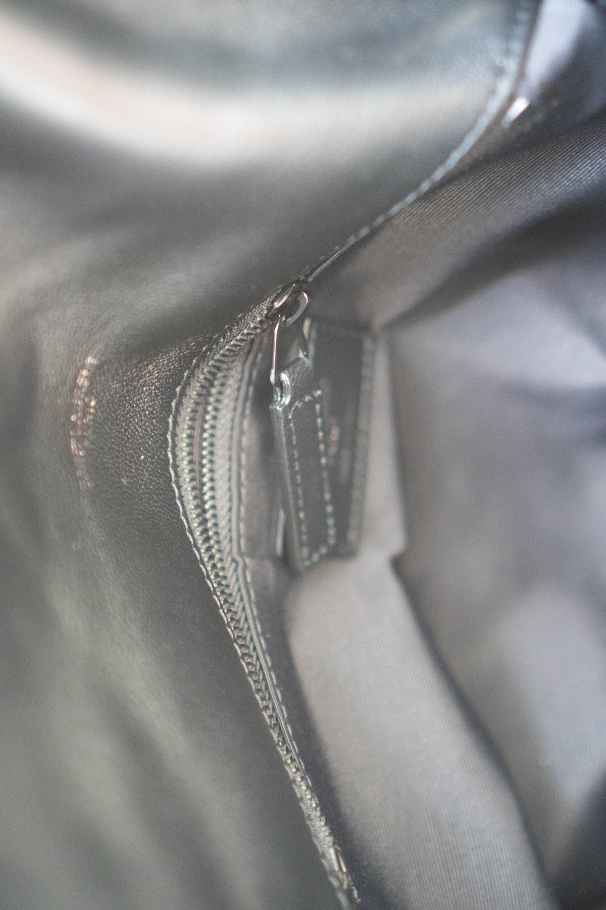 Loulou Puffer in Small Black Lambskin with Black Hardware