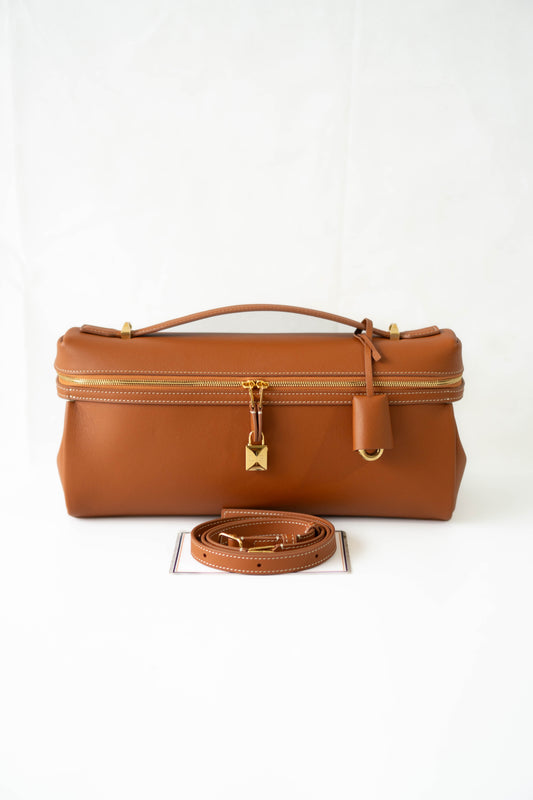 Extra Pocket L27 Pouch – Warm Tan Calfskin