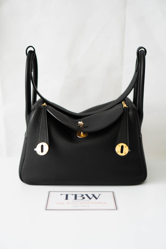 Lind 26 – Noir Clemence with Gold Hardware