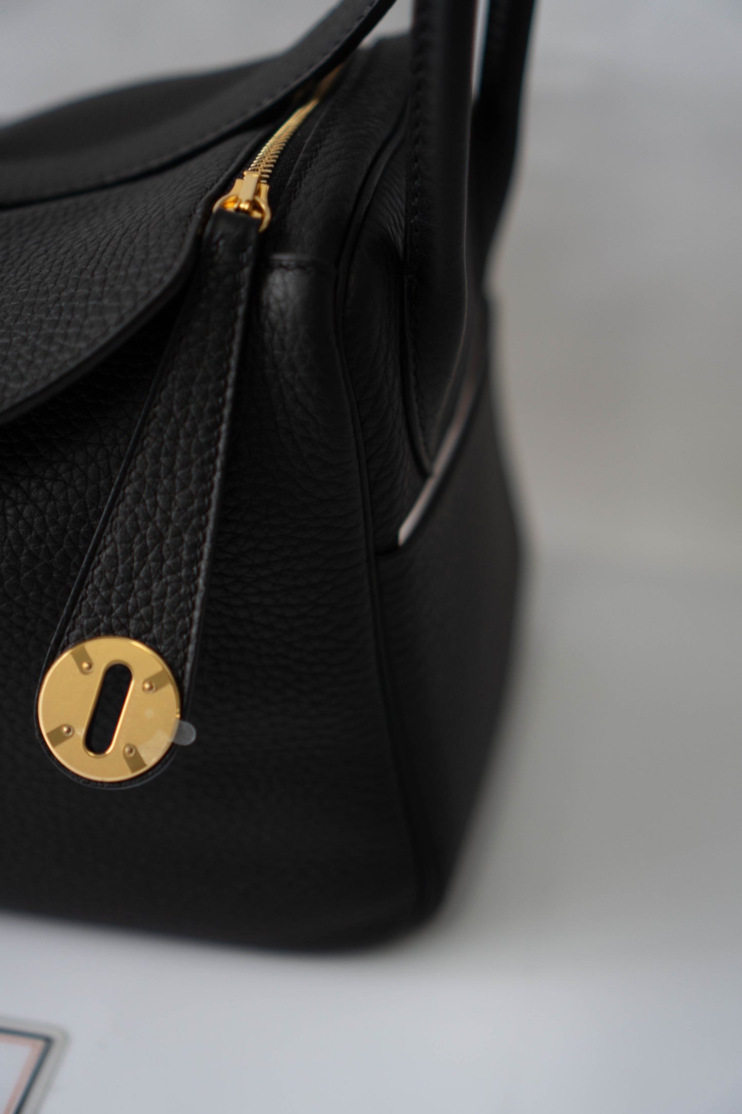 Lind 26 – Noir Clemence with Gold Hardware