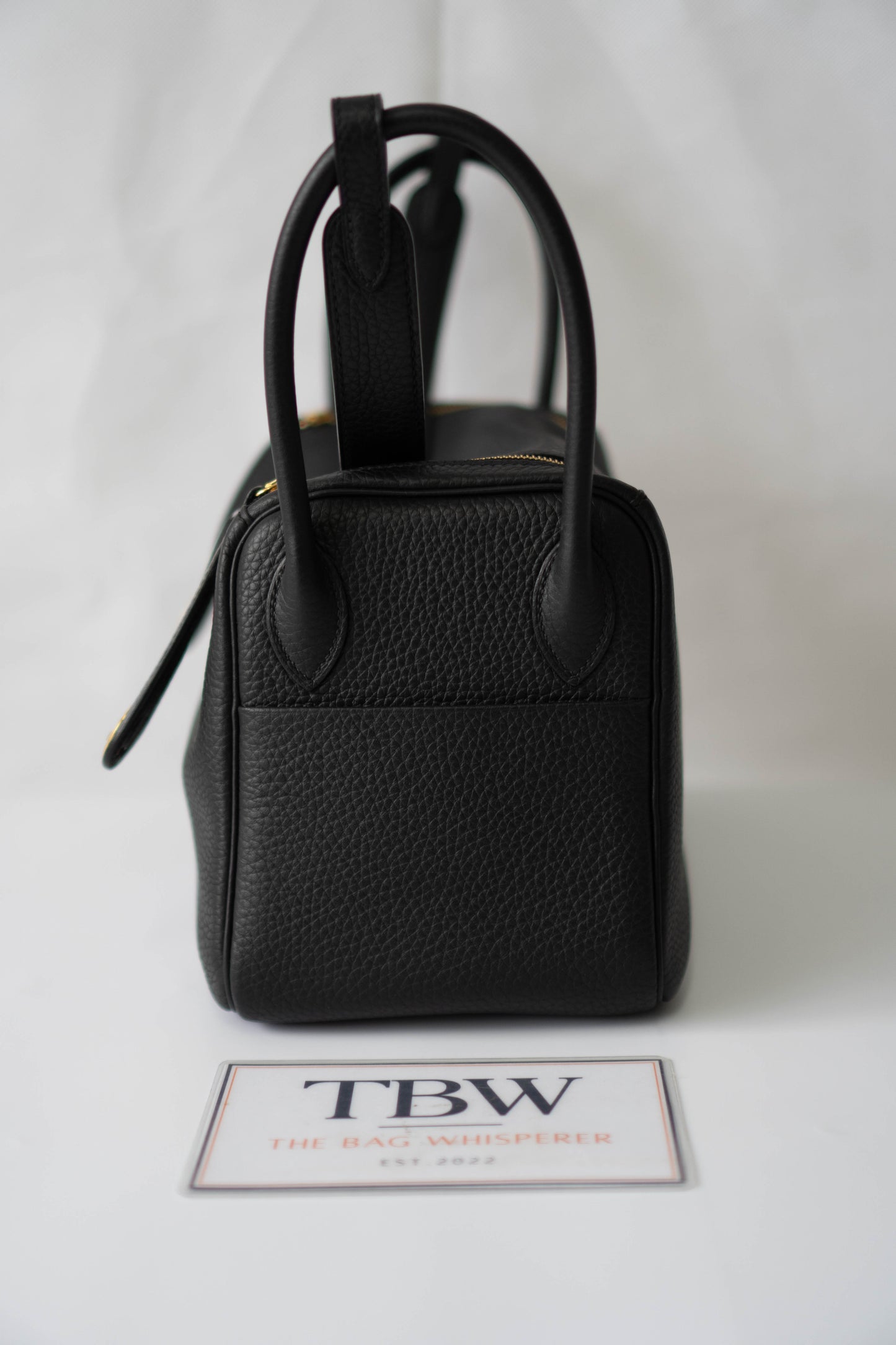 Lind 26 – Noir Clemence with Gold Hardware