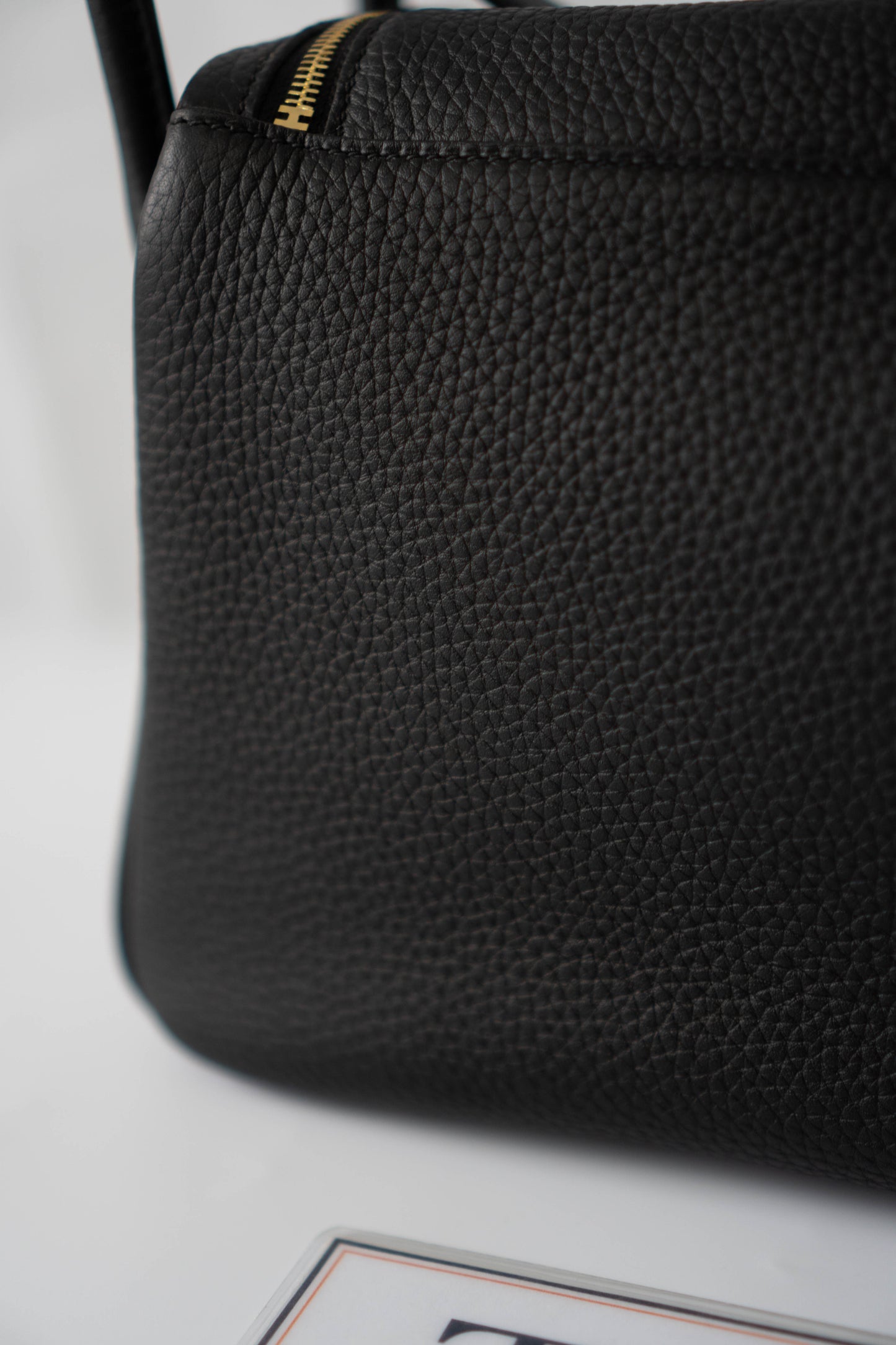 Lind 26 – Noir Clemence with Gold Hardware