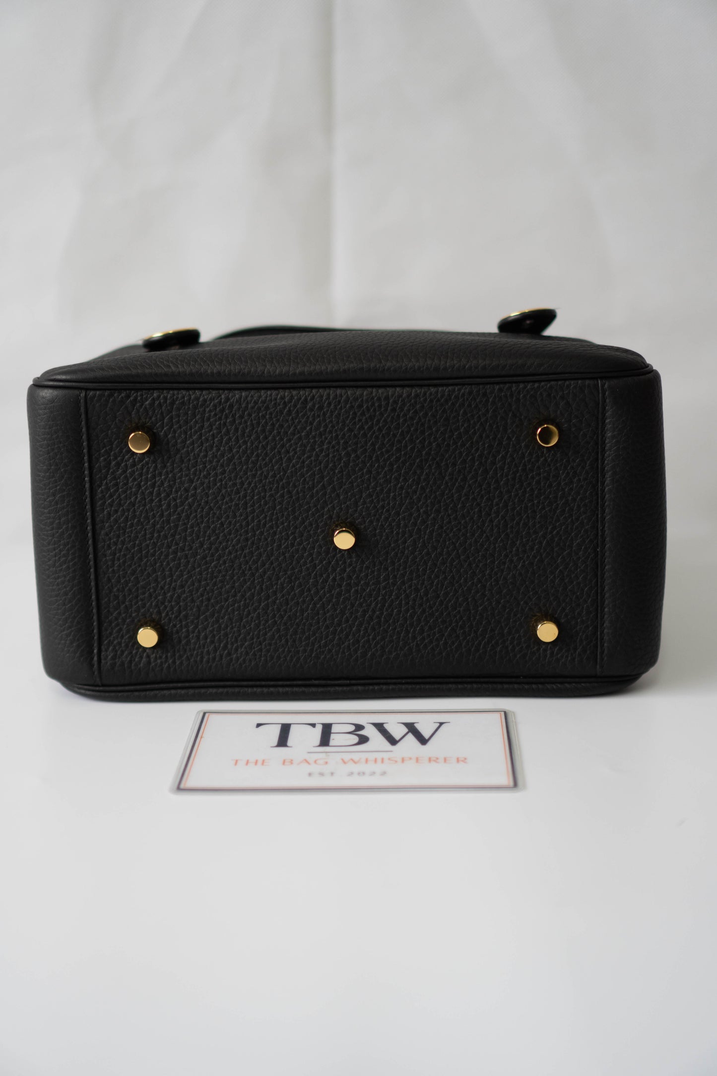 Lind 26 – Noir Clemence with Gold Hardware