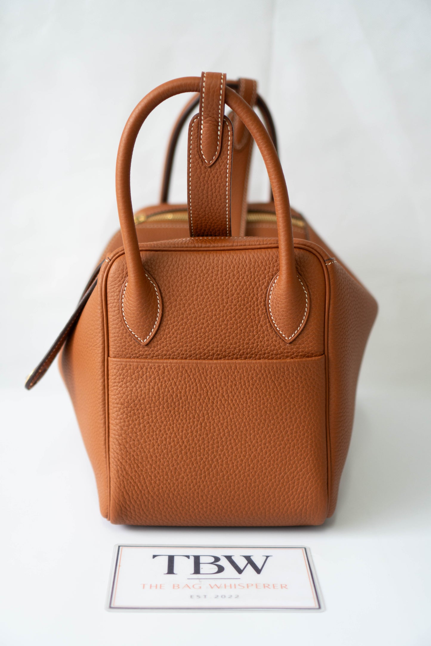 Lind Bag 30 – Gold Clemence with Gold Hardware