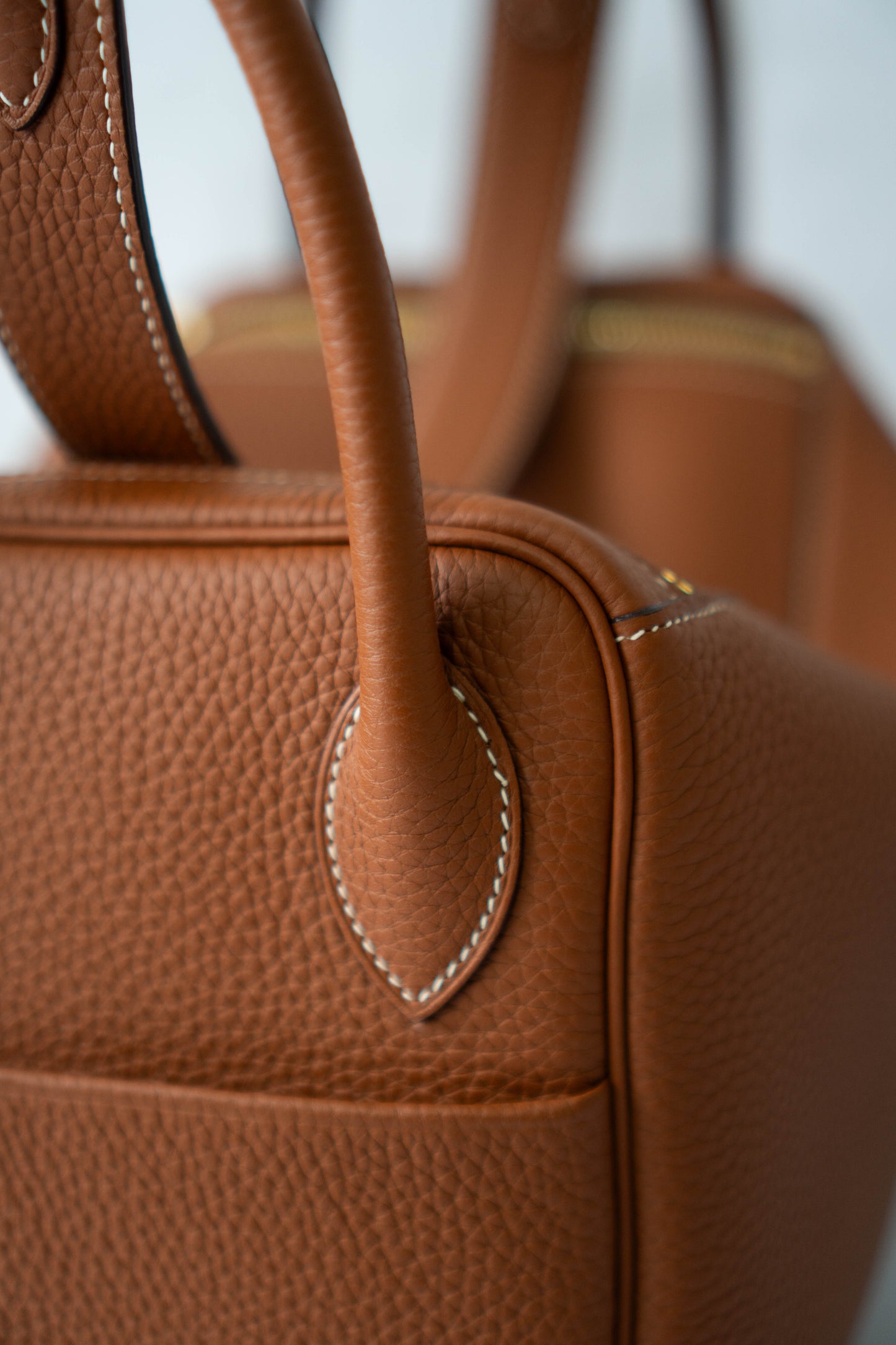 Lind Bag 30 – Gold Clemence with Gold Hardware