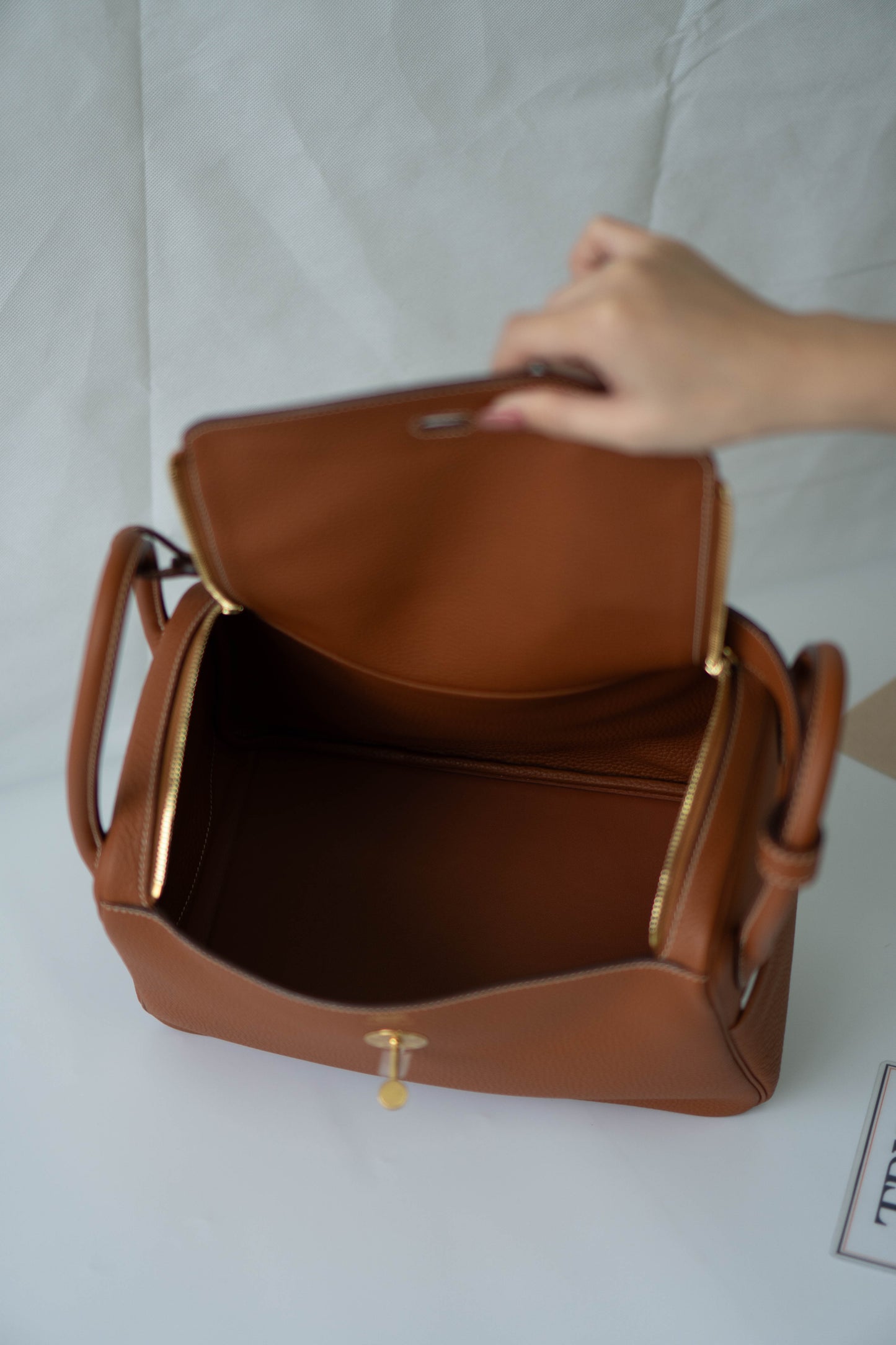 Mini Lind – Gold Clemence with Palladium Hardware
