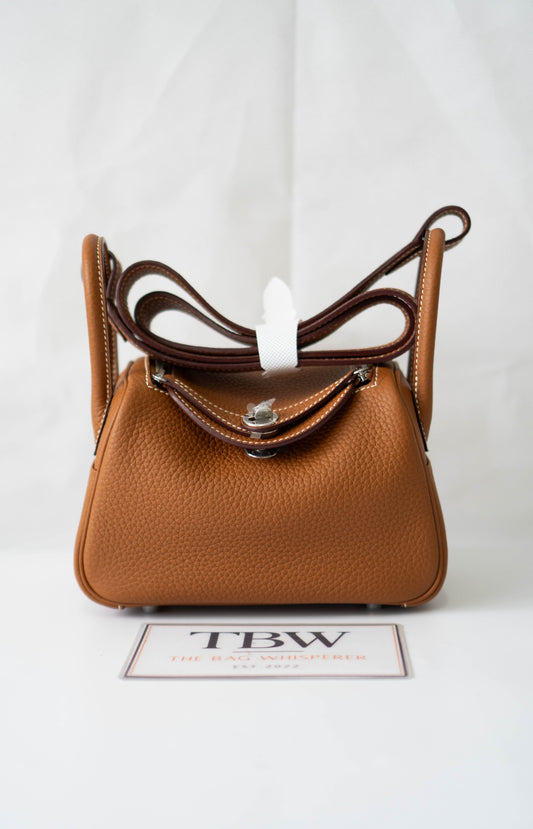 Mini Lind – Gold Clemence with Palladium Hardware
