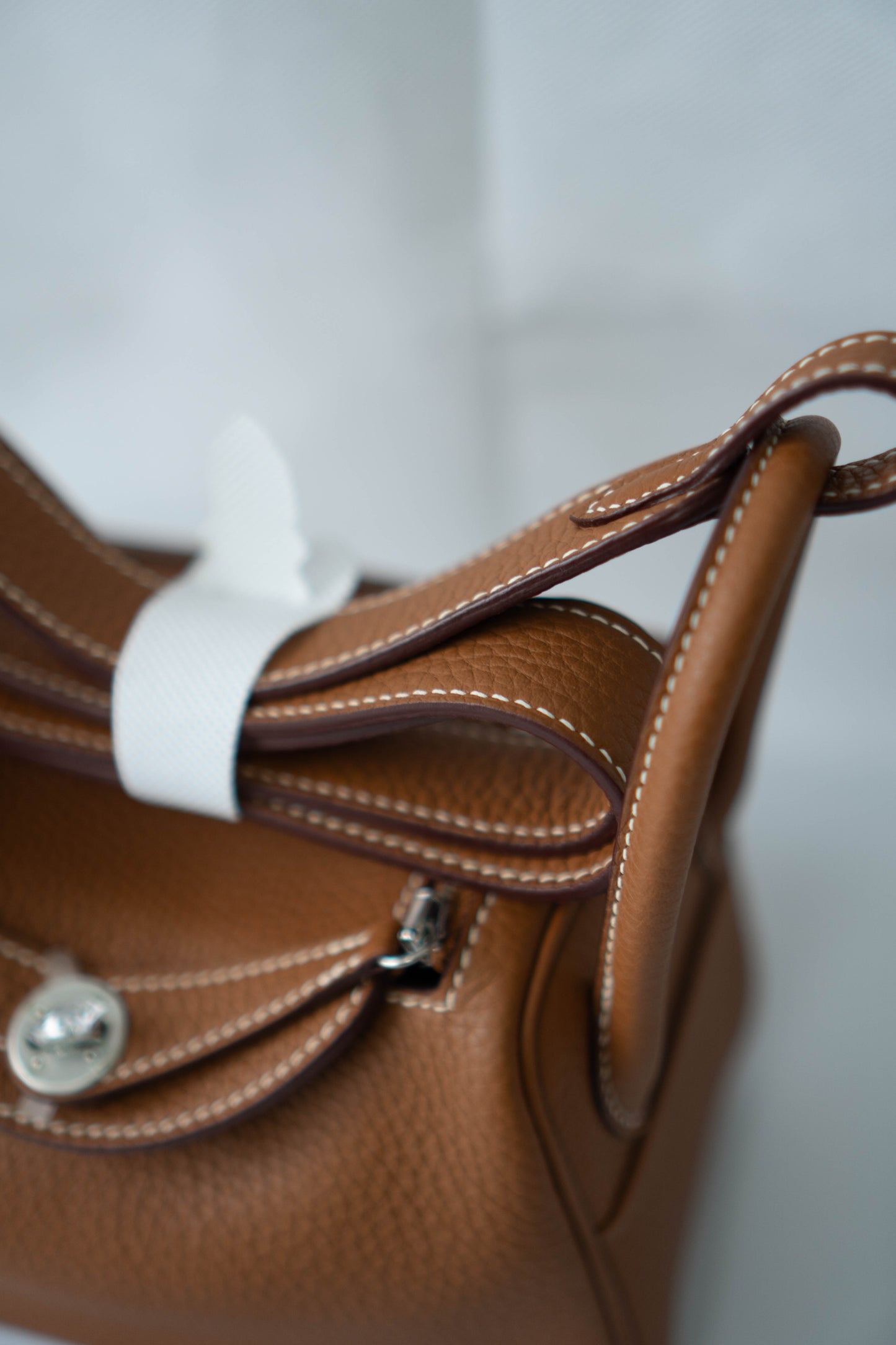 Mini Lind – Gold Clemence with Palladium Hardware