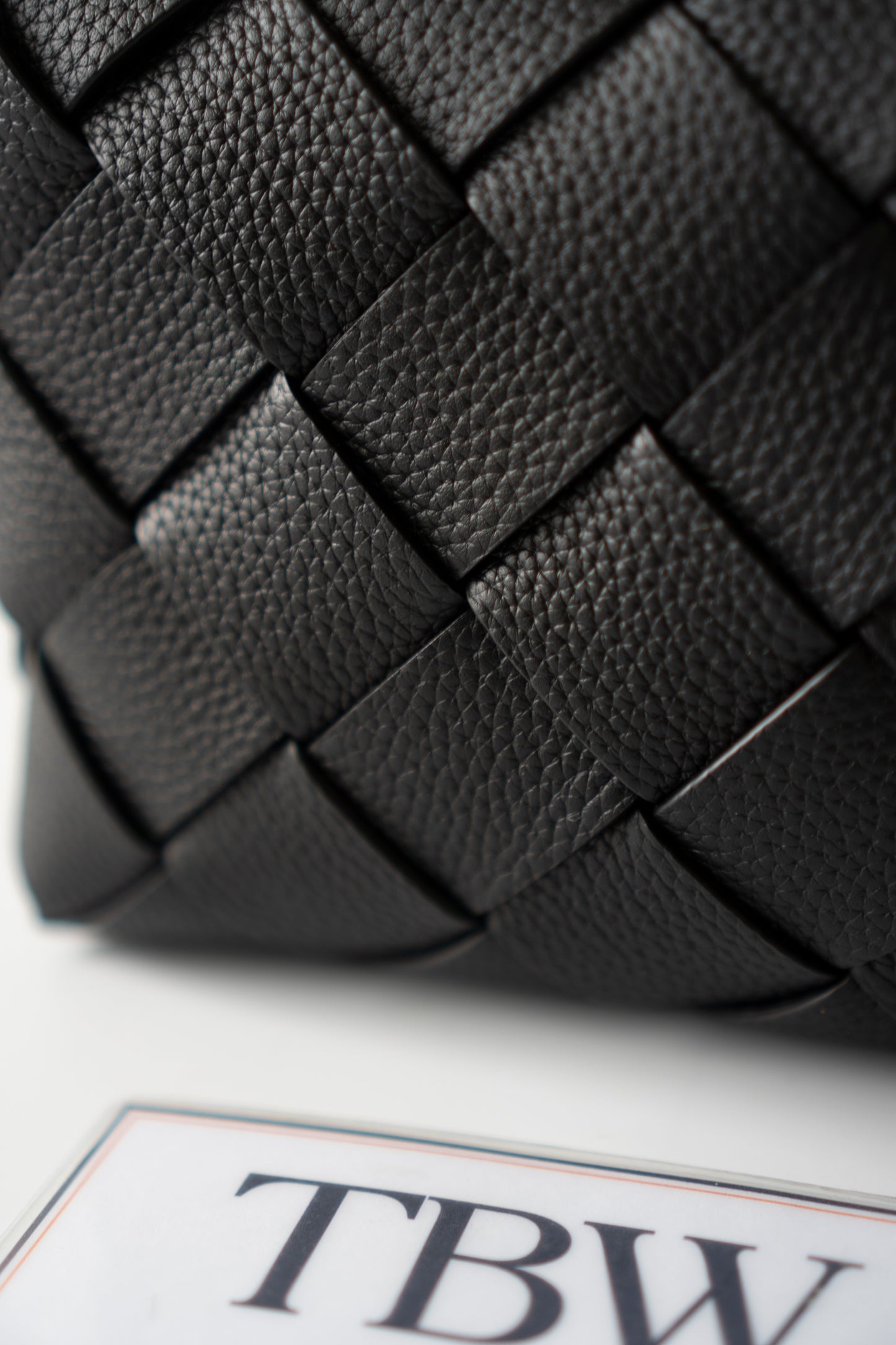 Diago Crossbody – Black Grained Calfskin Leather