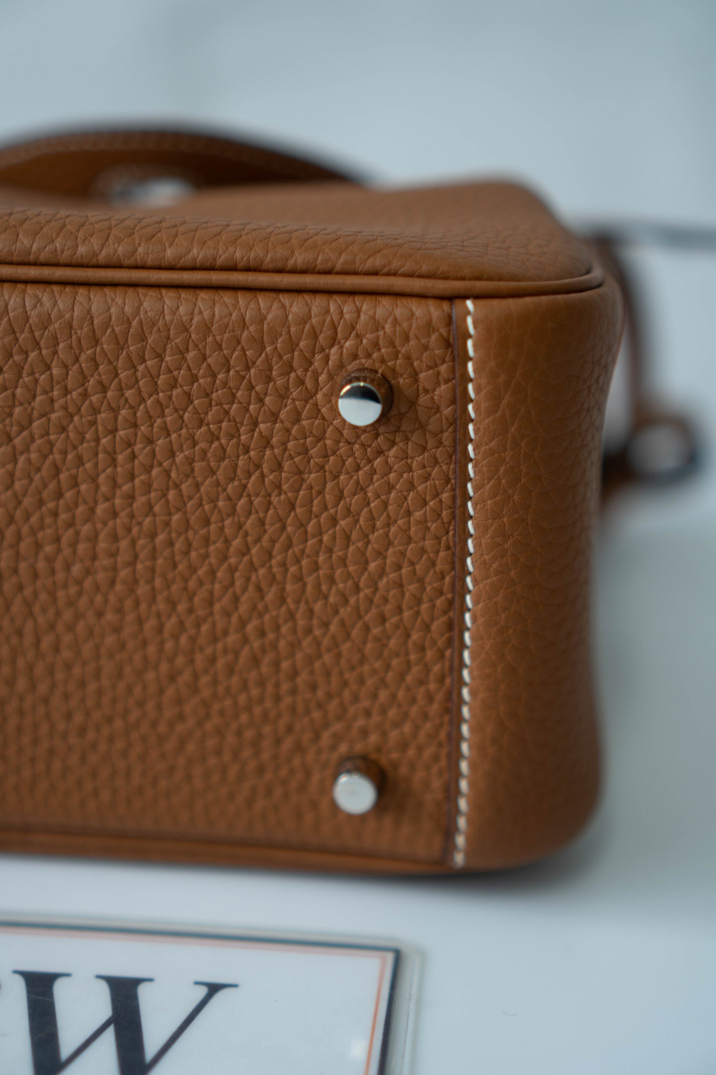 Mini Lind – Gold Clemence with Palladium Hardware