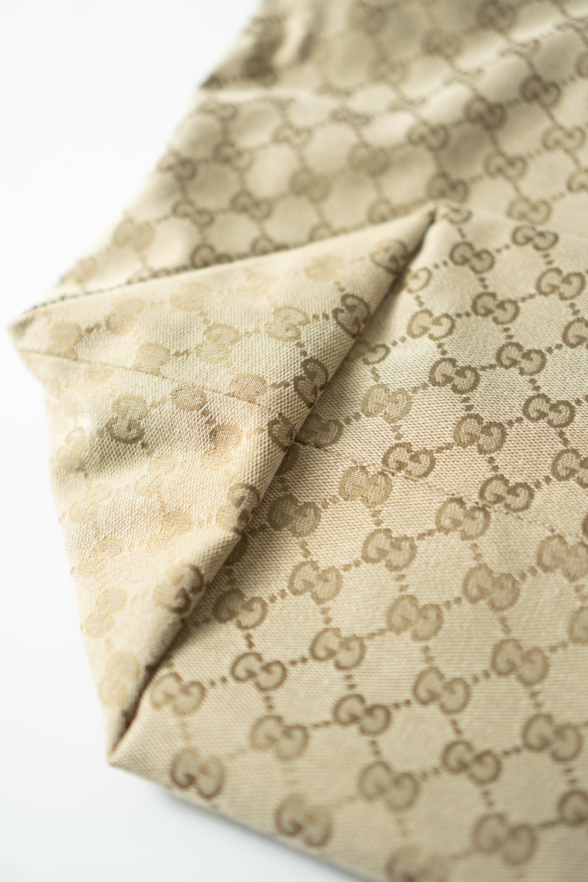 GG Canvas Web Strap Large Tote Bag – Beige & Ebony