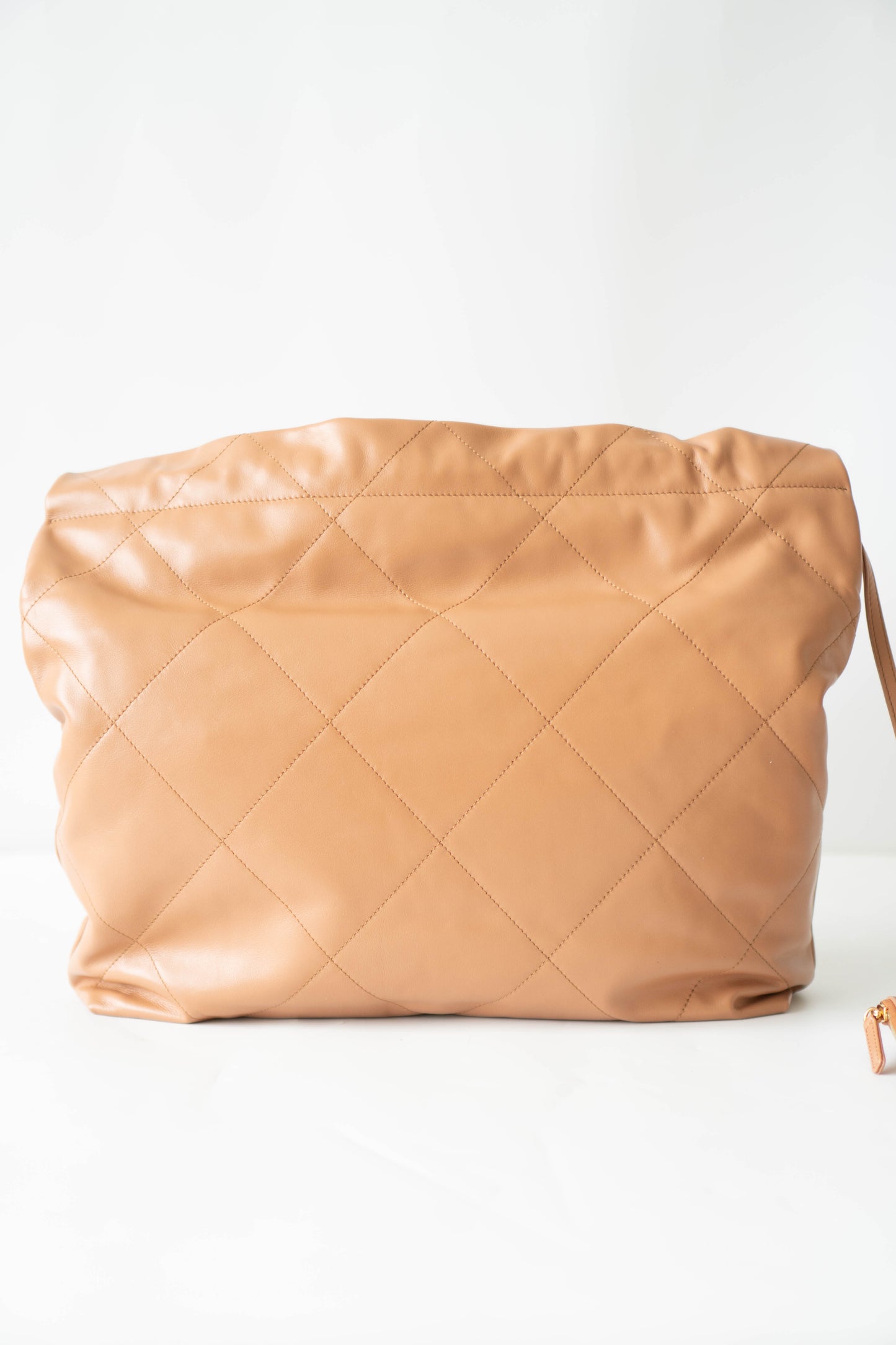 C22 in Medium Rich Caramel Calfskin with Gold Hardware