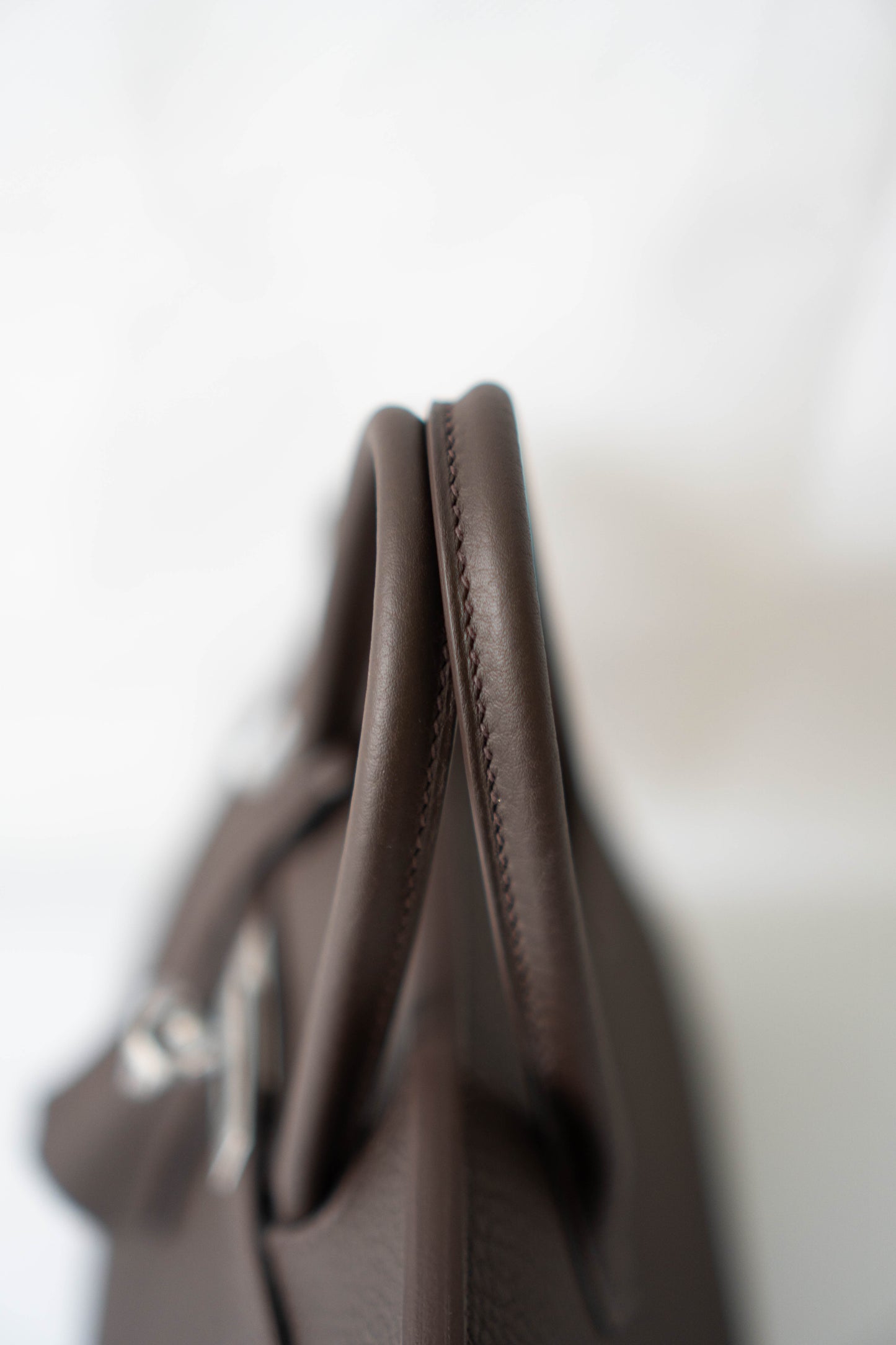 BK 25 – Ebene Togo (With Intricate Leather Pattern) with Palladium Hardware