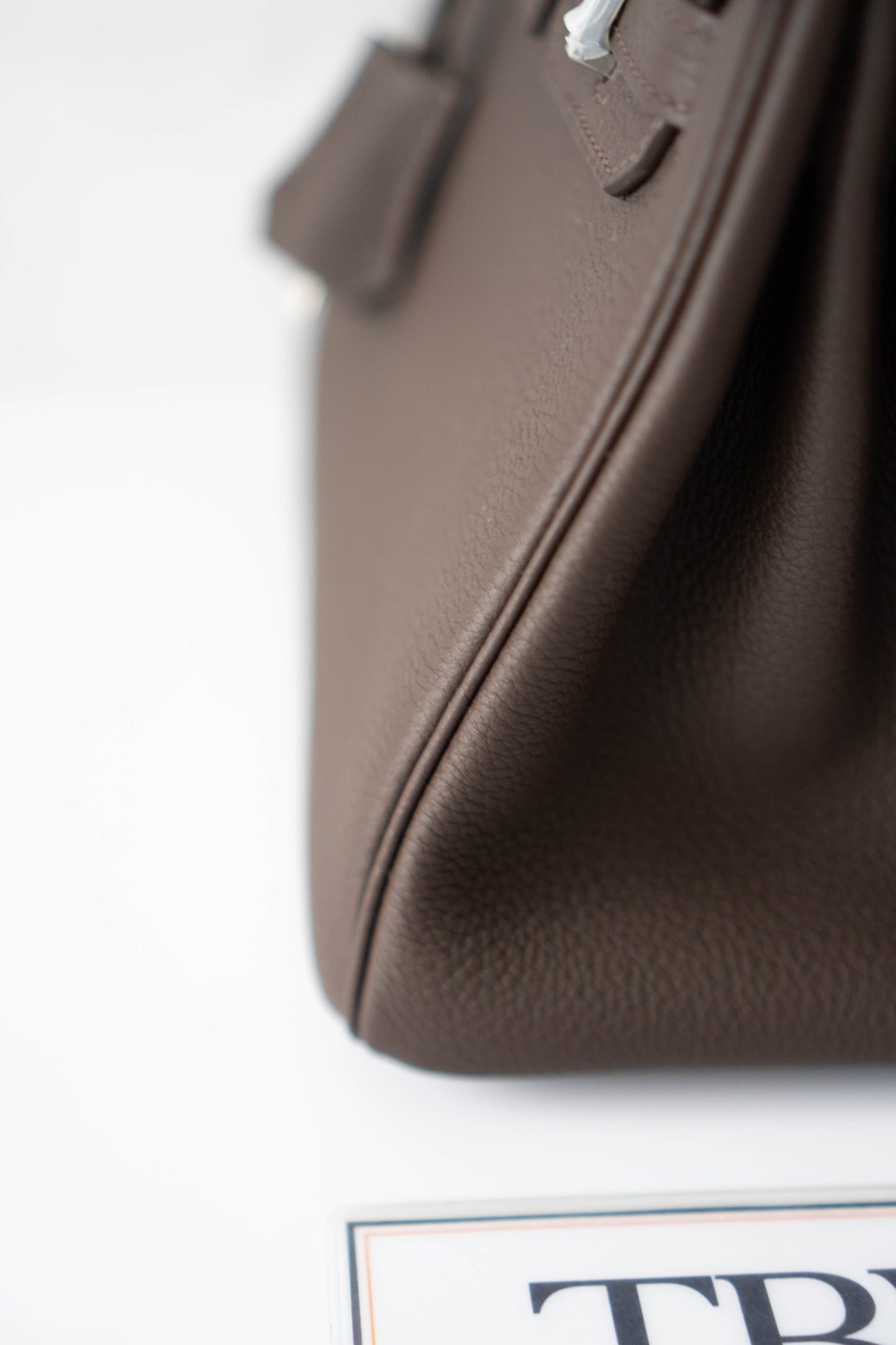 BK 25 – Ebene Togo (With Intricate Leather Pattern) with Palladium Hardware