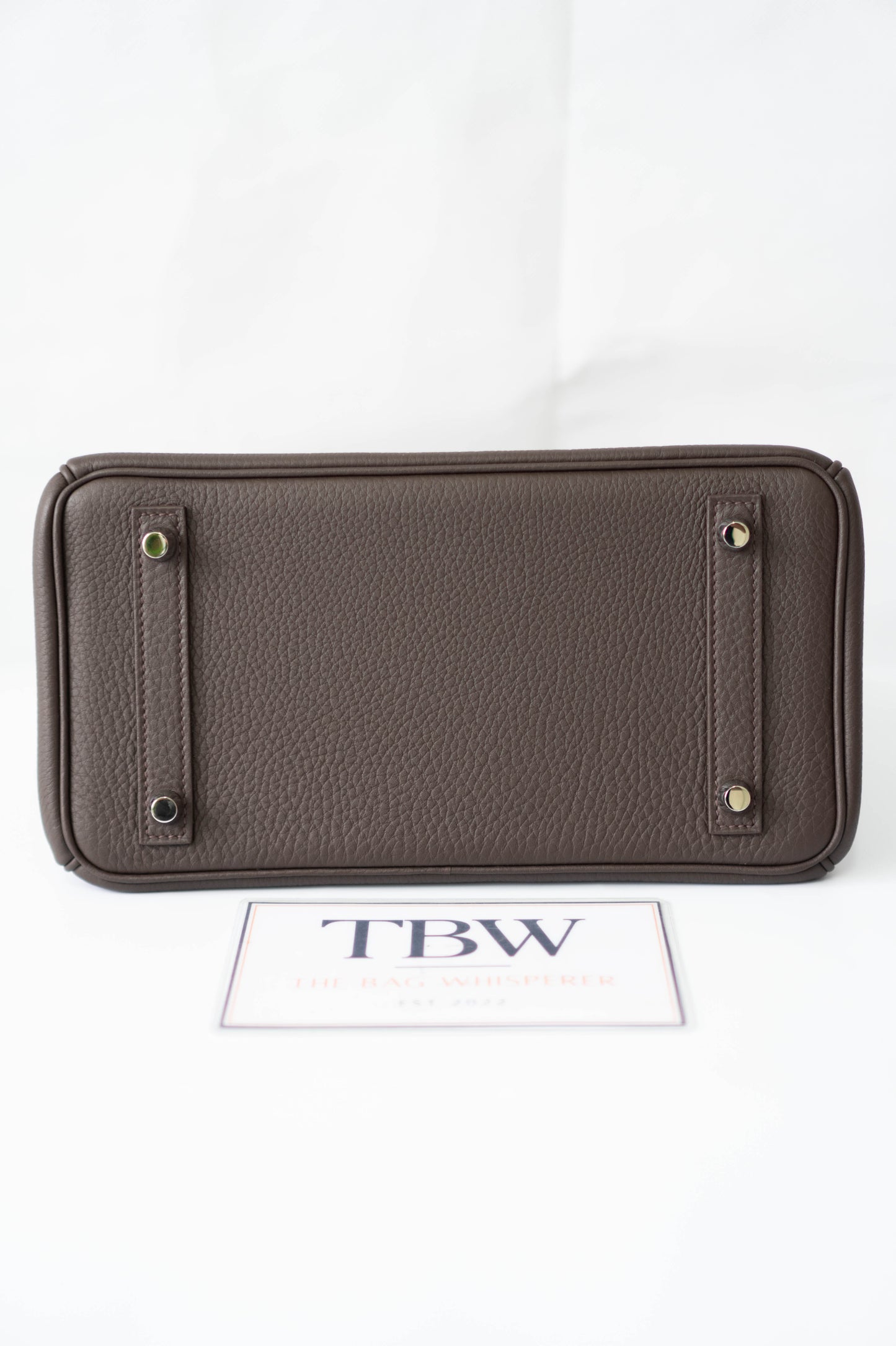 BK 25 – Ebene Togo (With Intricate Leather Pattern) with Palladium Hardware