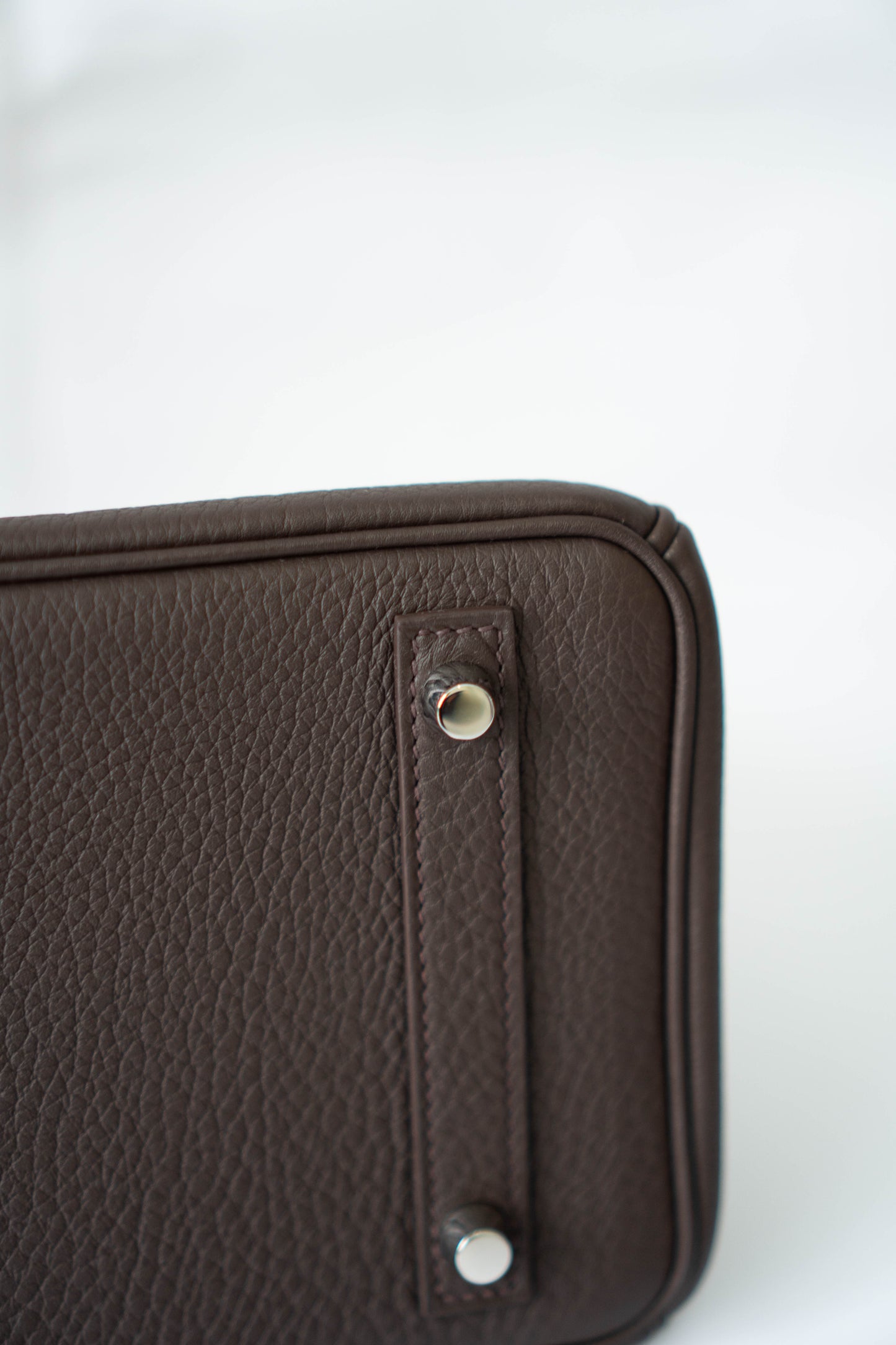 BK 25 – Ebene Togo (With Intricate Leather Pattern) with Palladium Hardware