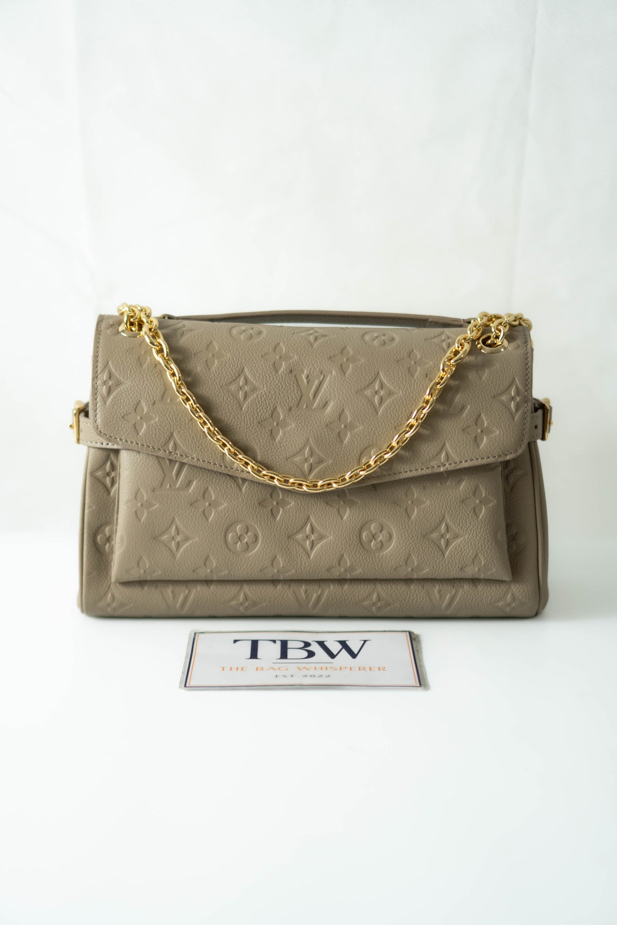 Monogram Empreinte Flap Shoulder Bag – Tourterelle