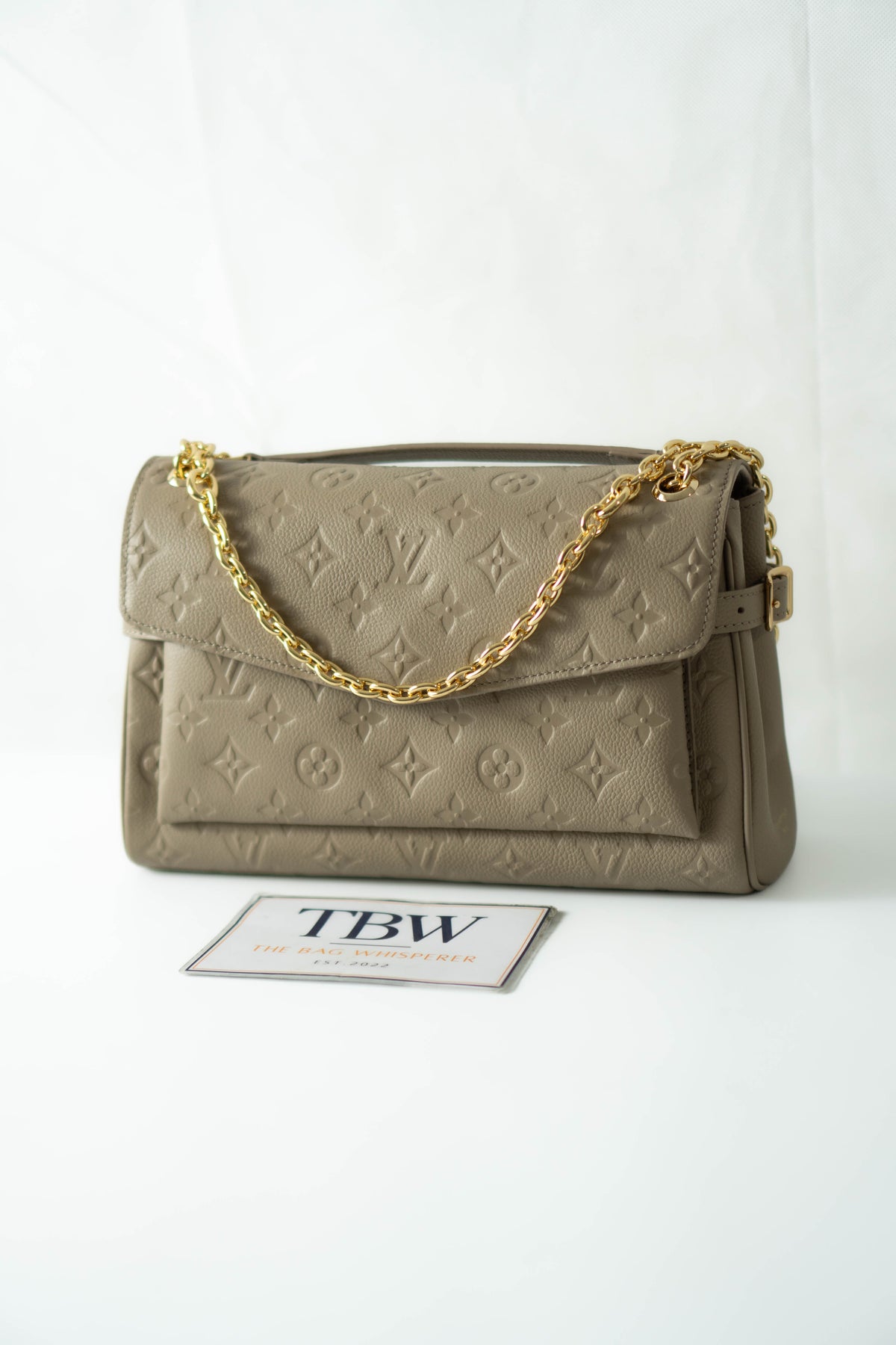 Monogram Empreinte Flap Shoulder Bag – Tourterelle