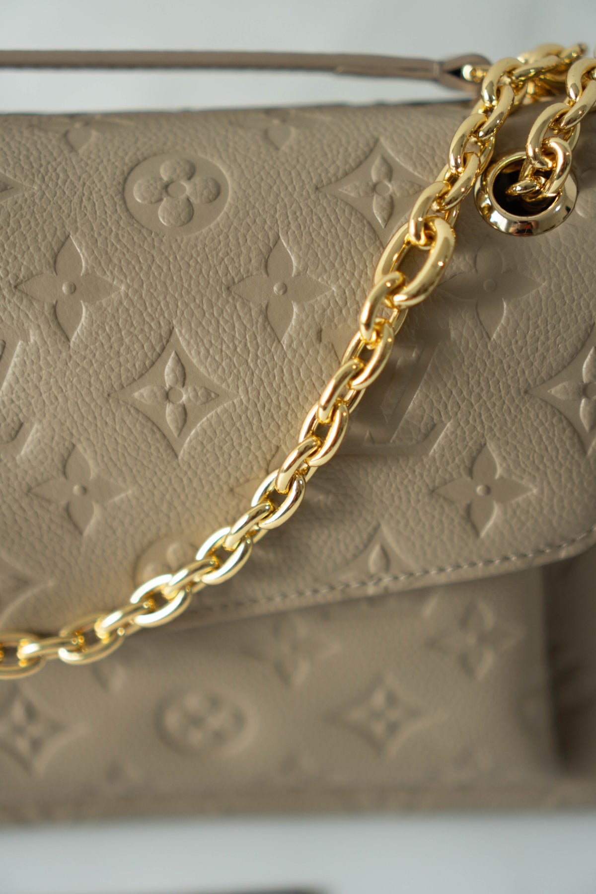 Monogram Empreinte Flap Shoulder Bag – Tourterelle