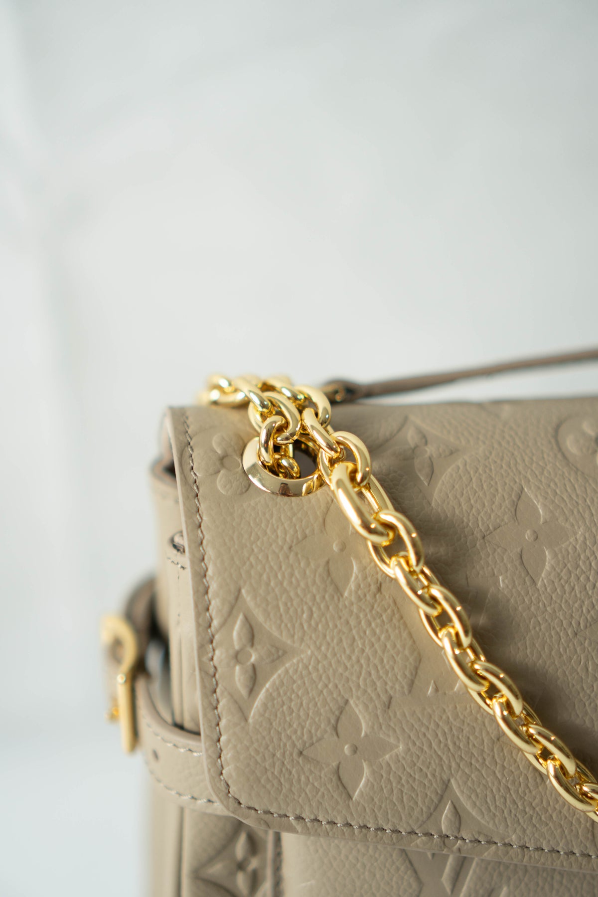 Monogram Empreinte Flap Shoulder Bag – Tourterelle