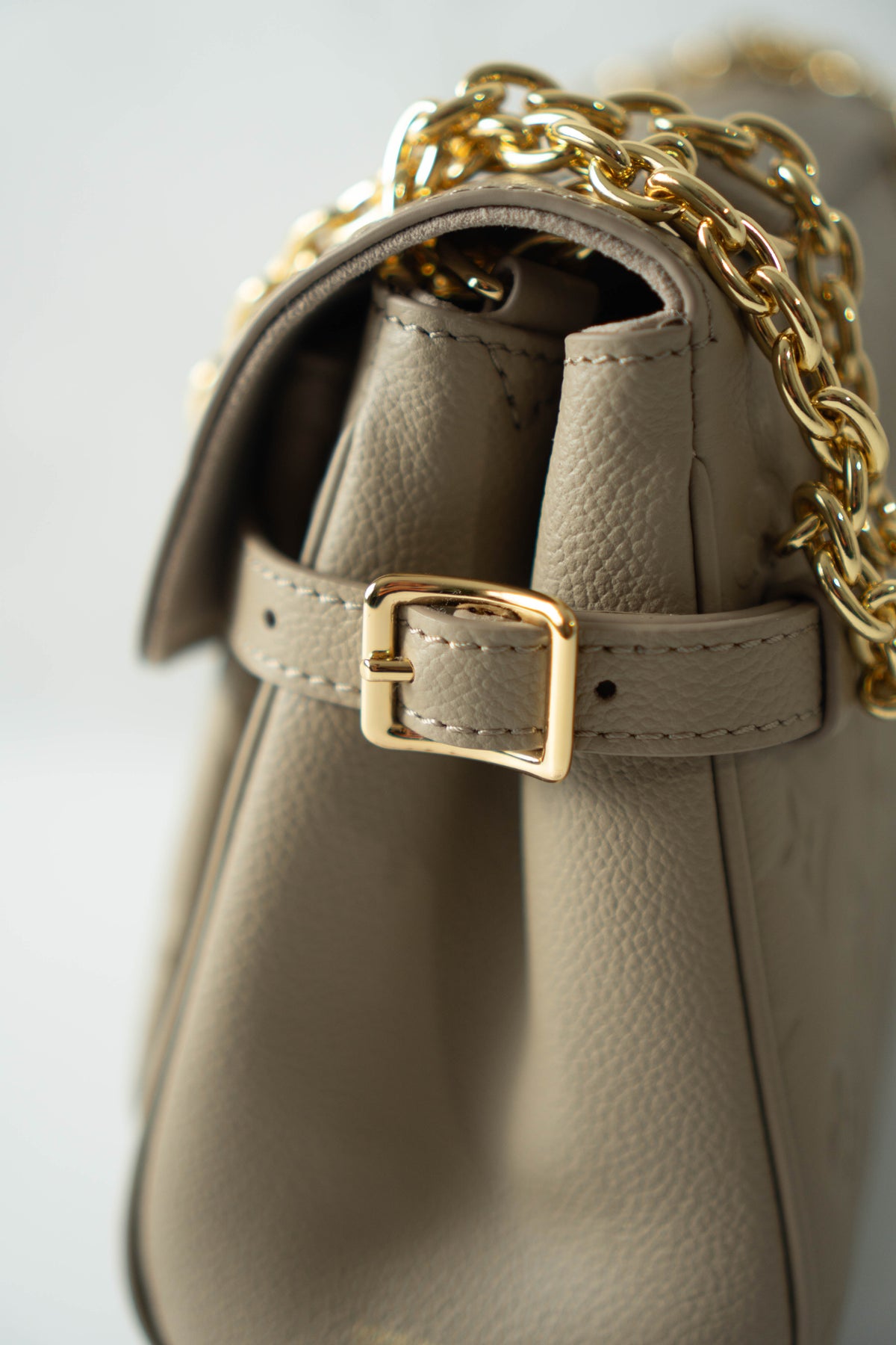 Monogram Empreinte Flap Shoulder Bag – Tourterelle