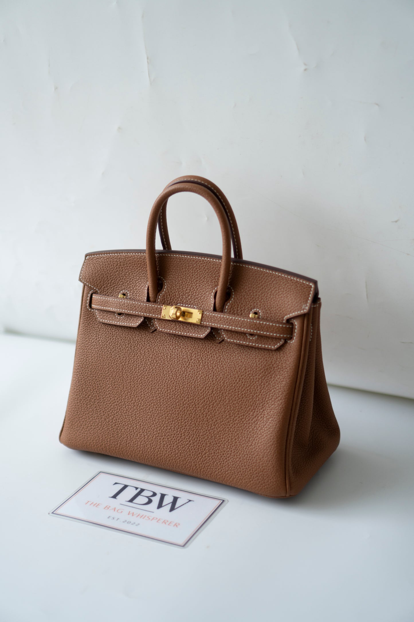 BK 25 – Gold Togo Leather with Gold Hardware