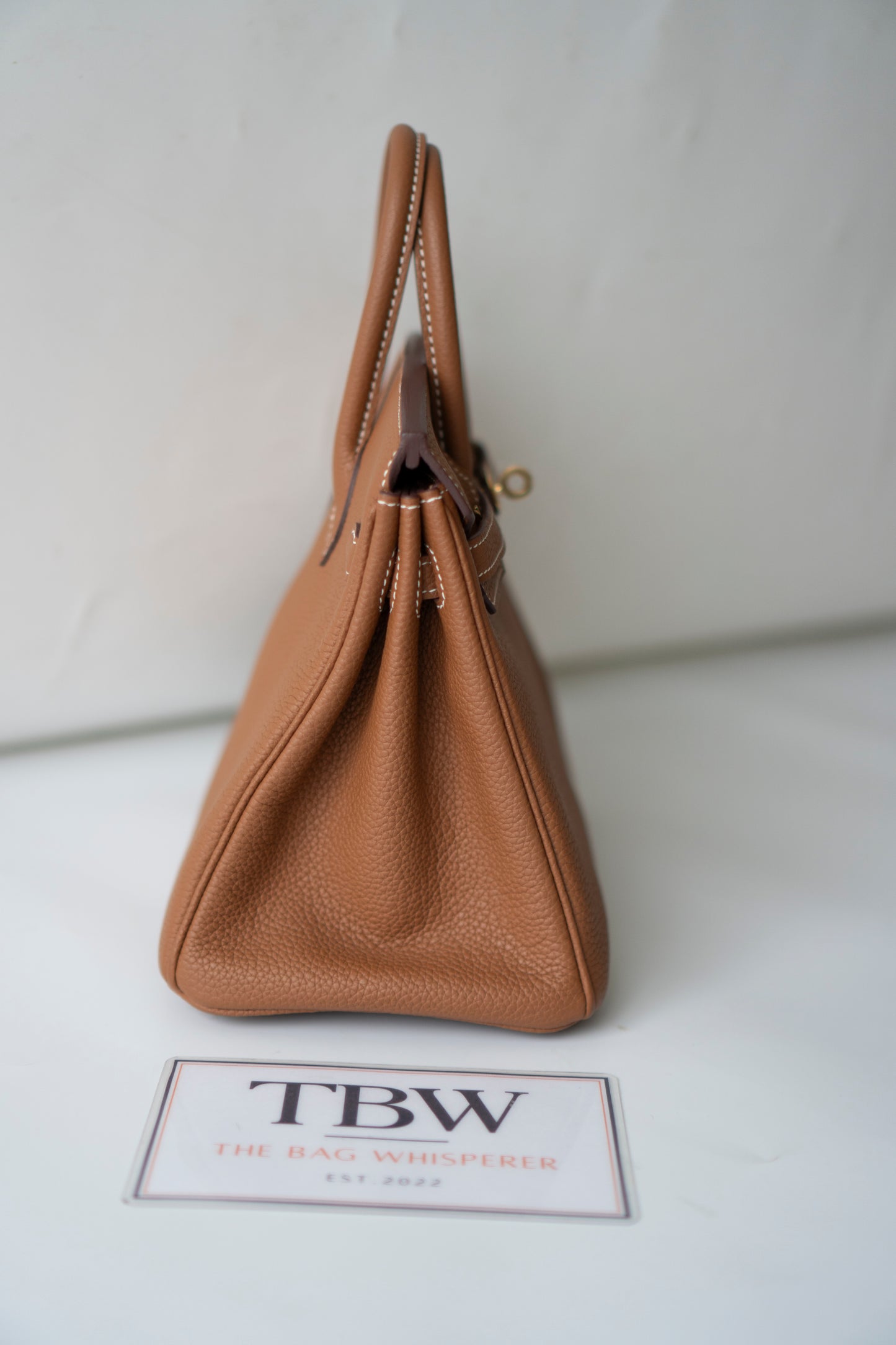 BK 25 – Gold Togo Leather with Gold Hardware