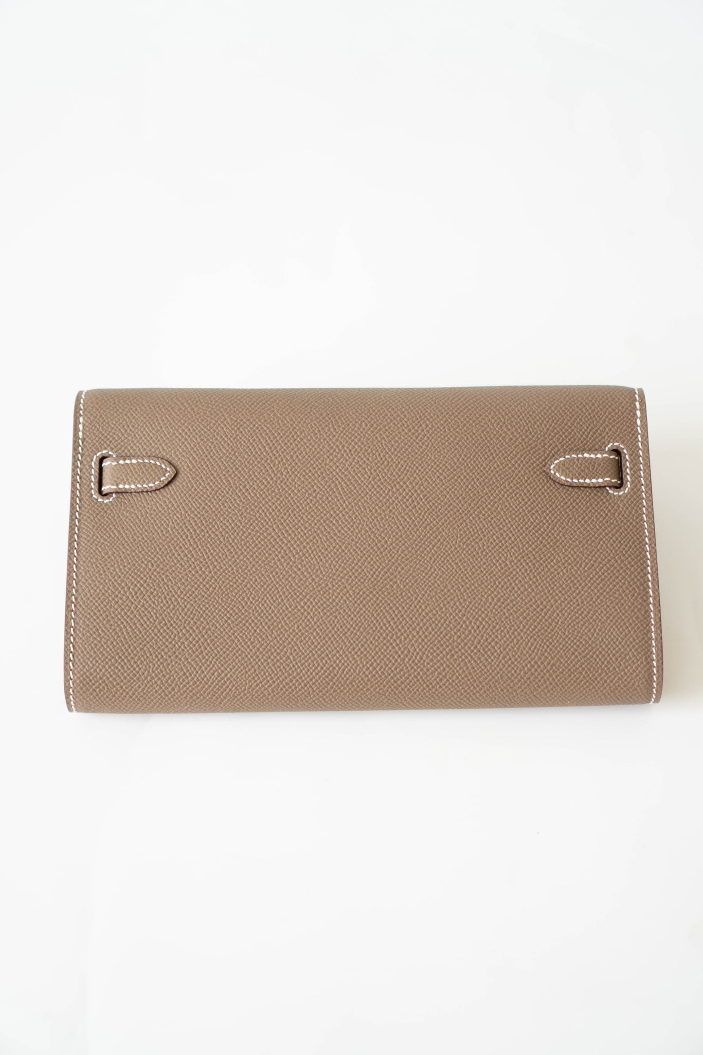KL To Go Wallet in Etoupe Epsom With Palladium Hardware