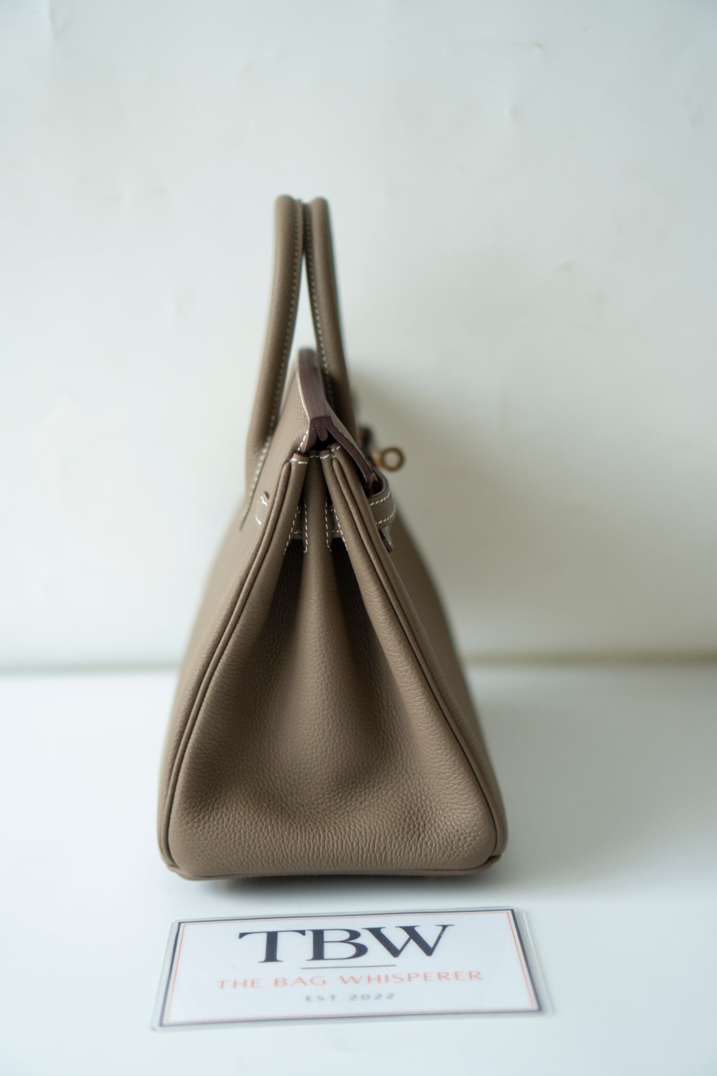 BK 25 – Etoupe Togo Leather with Gold Hardware