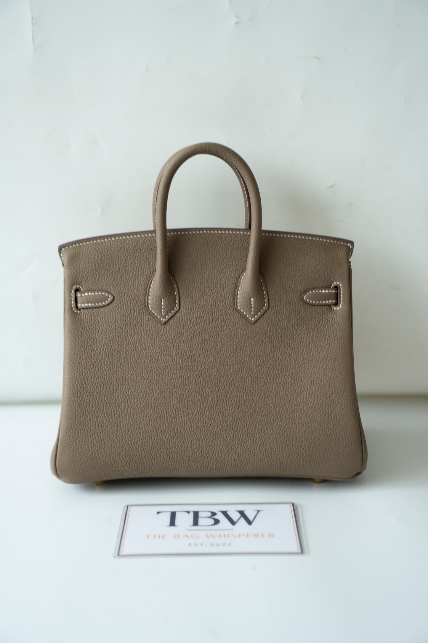 BK 25 – Etoupe Togo Leather with Gold Hardware