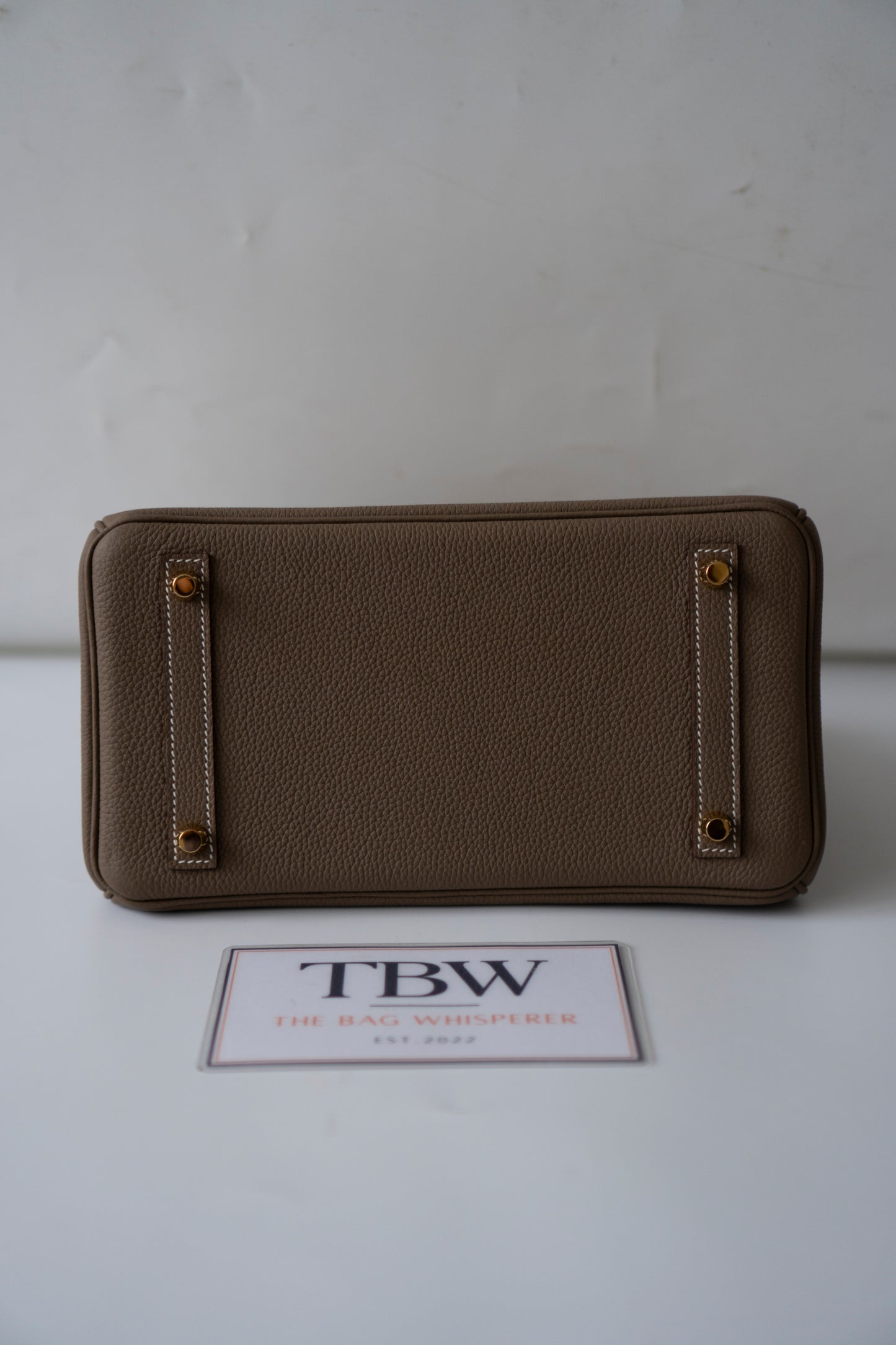 BK 25 – Etoupe Togo Leather with Gold Hardware