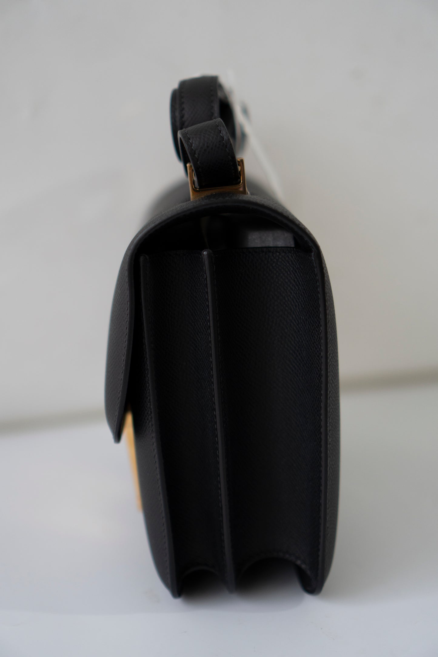 Constanc 23 – Black Epsom Leather with Gold Hardware No Logo