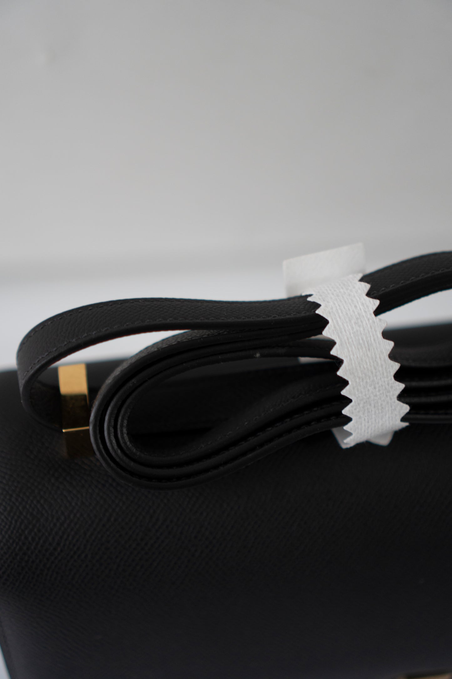 Constanc 23 – Black Epsom Leather with Gold Hardware No Logo