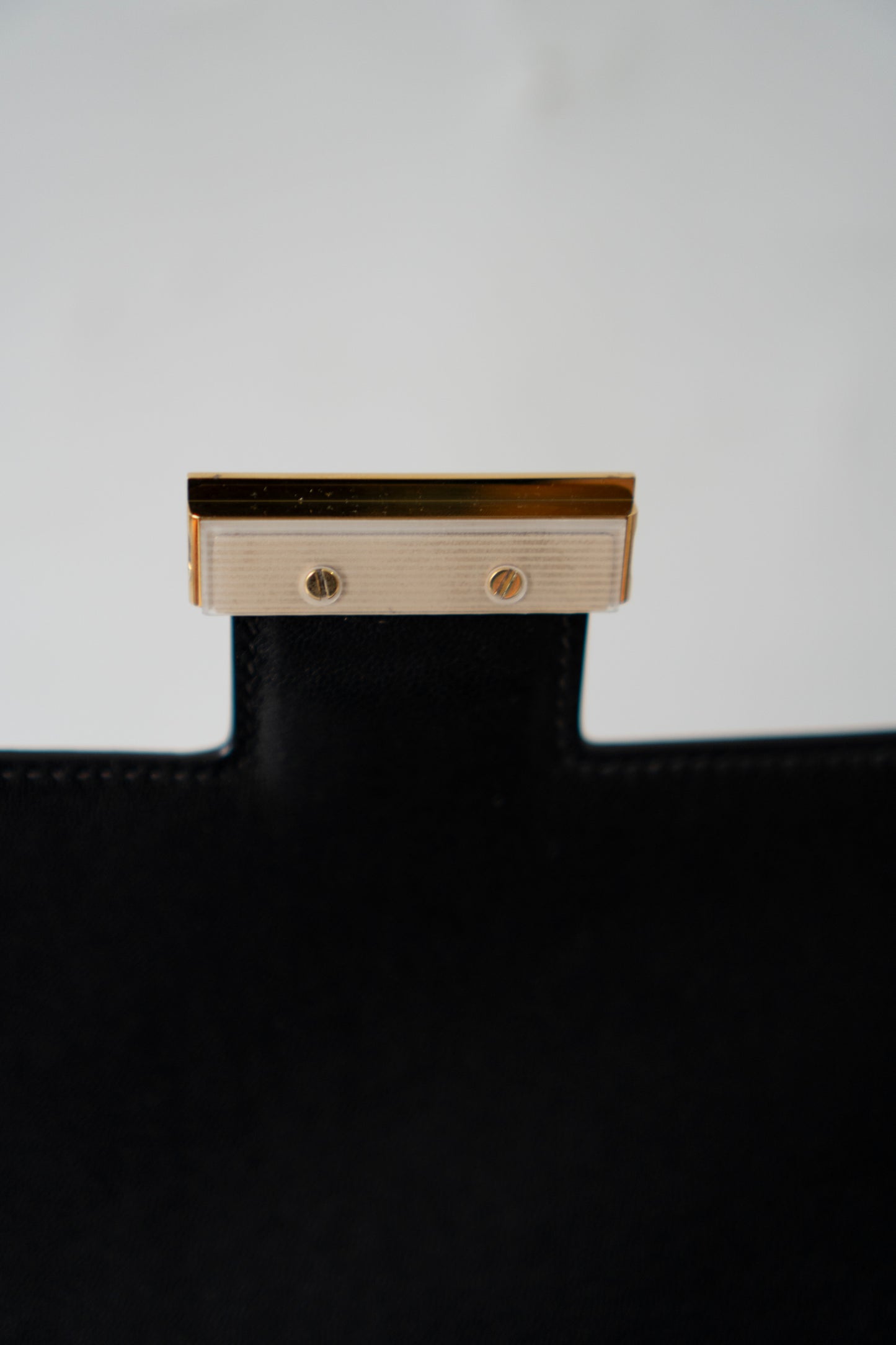Constanc 23 – Black Epsom Leather with Gold Hardware No Logo