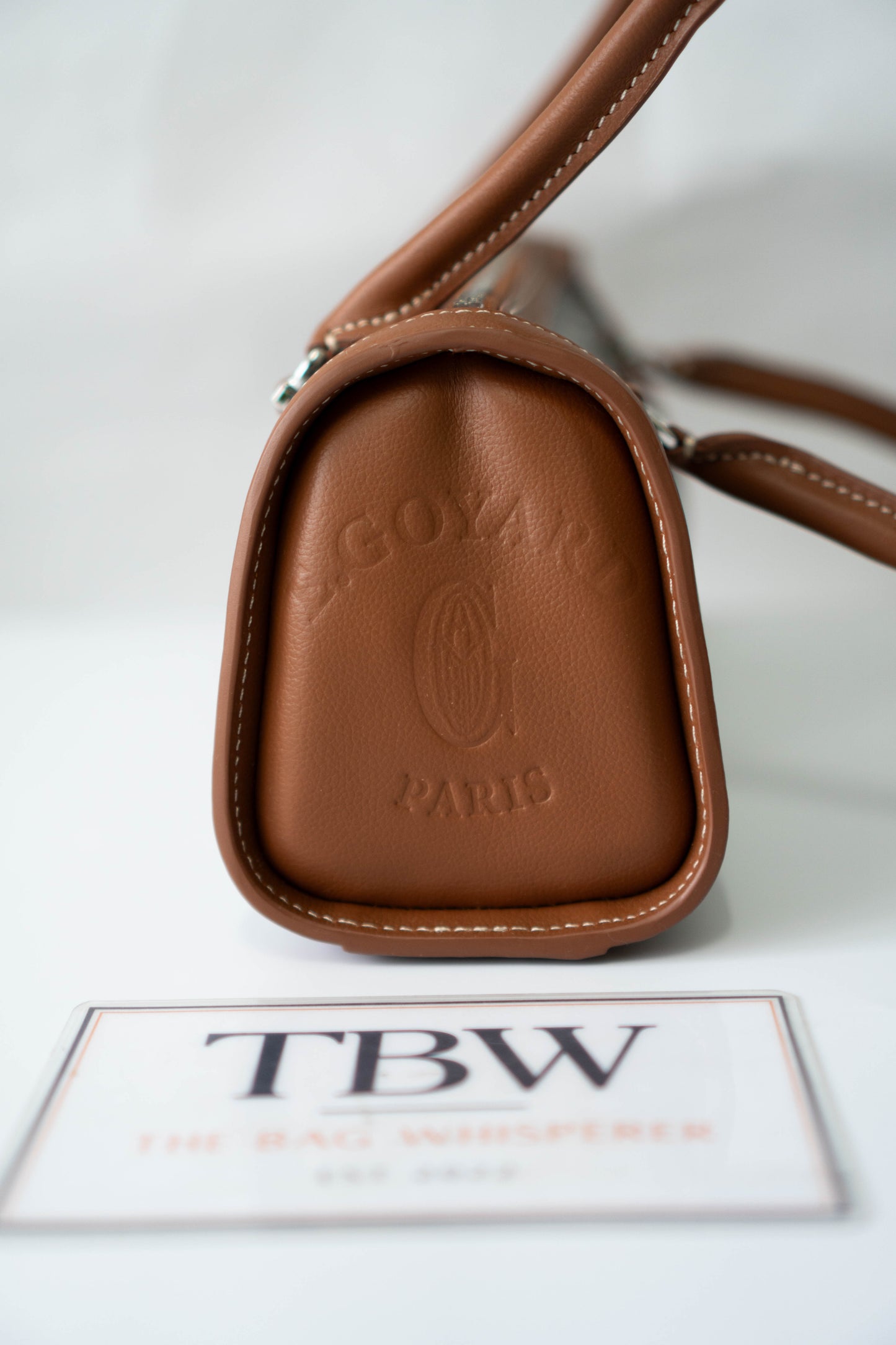 Bonbonnière Bag – Black & Tan Goyrdine Canvas