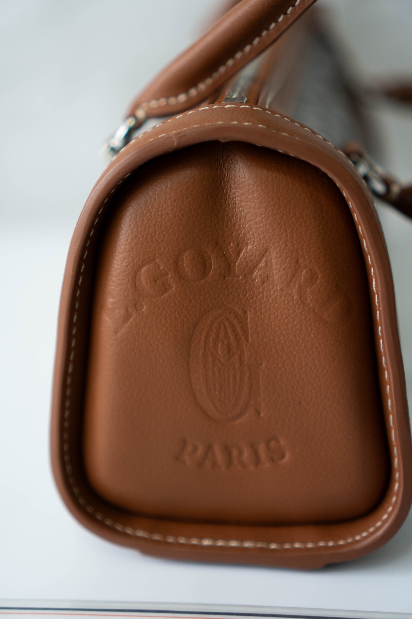 Bonbonnière Bag – Black & Tan Goyrdine Canvas