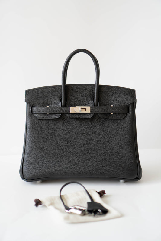 BK 25 in Noir Togo with Palladium Hardware