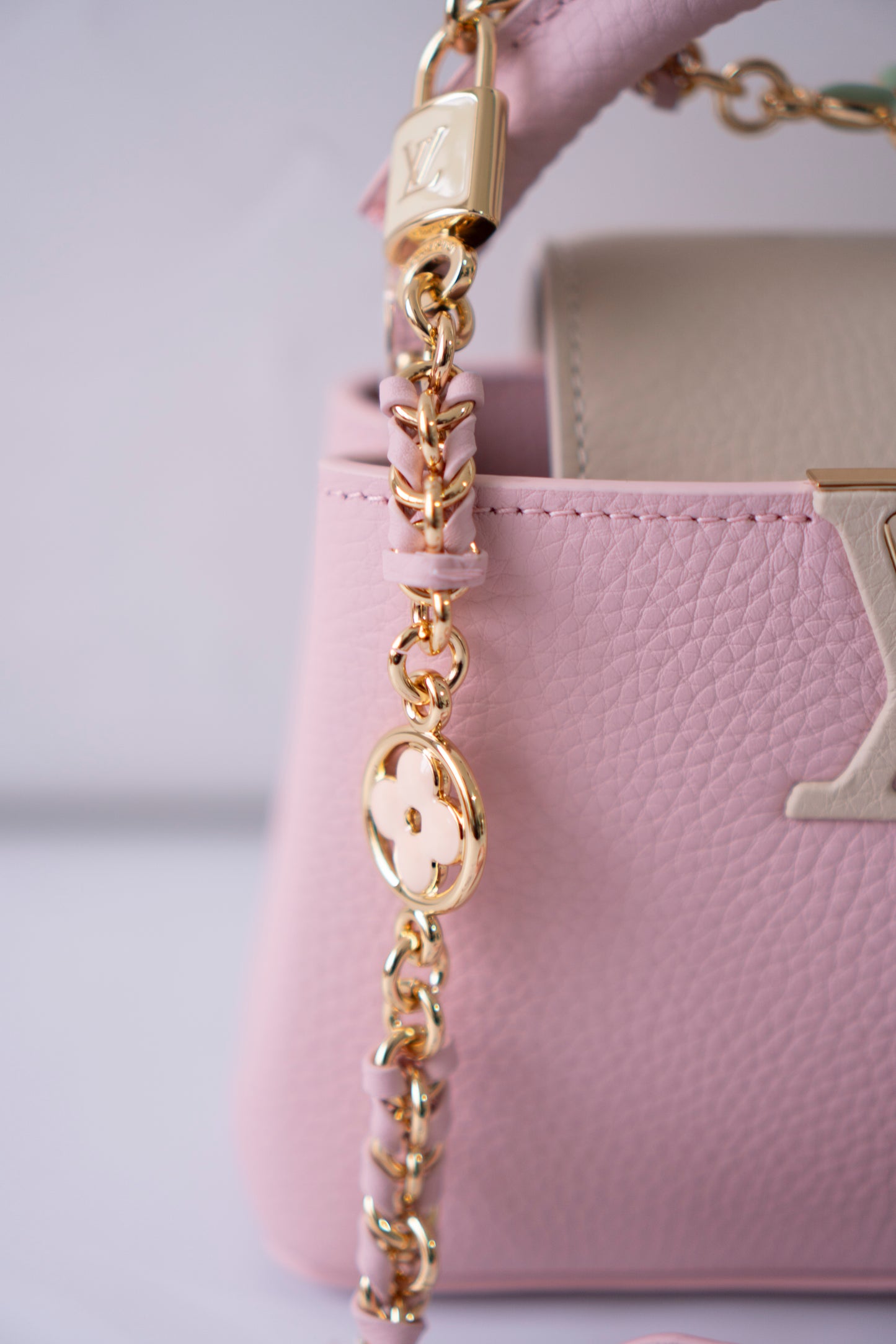 Capucine Mini Top Handle – Light Bliss Pink Taurillon Leather