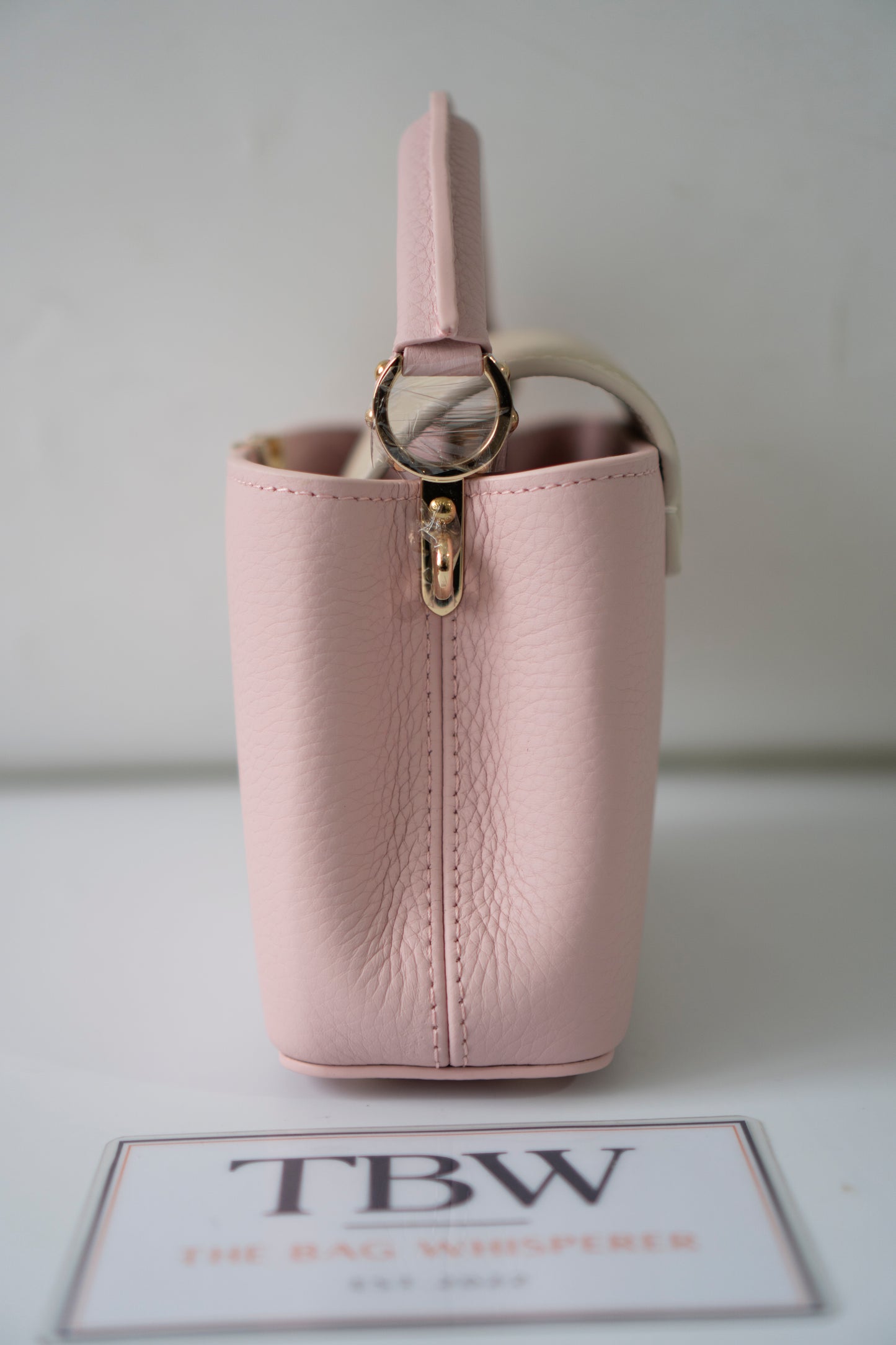 Capucine Mini Top Handle – Light Bliss Pink Taurillon Leather