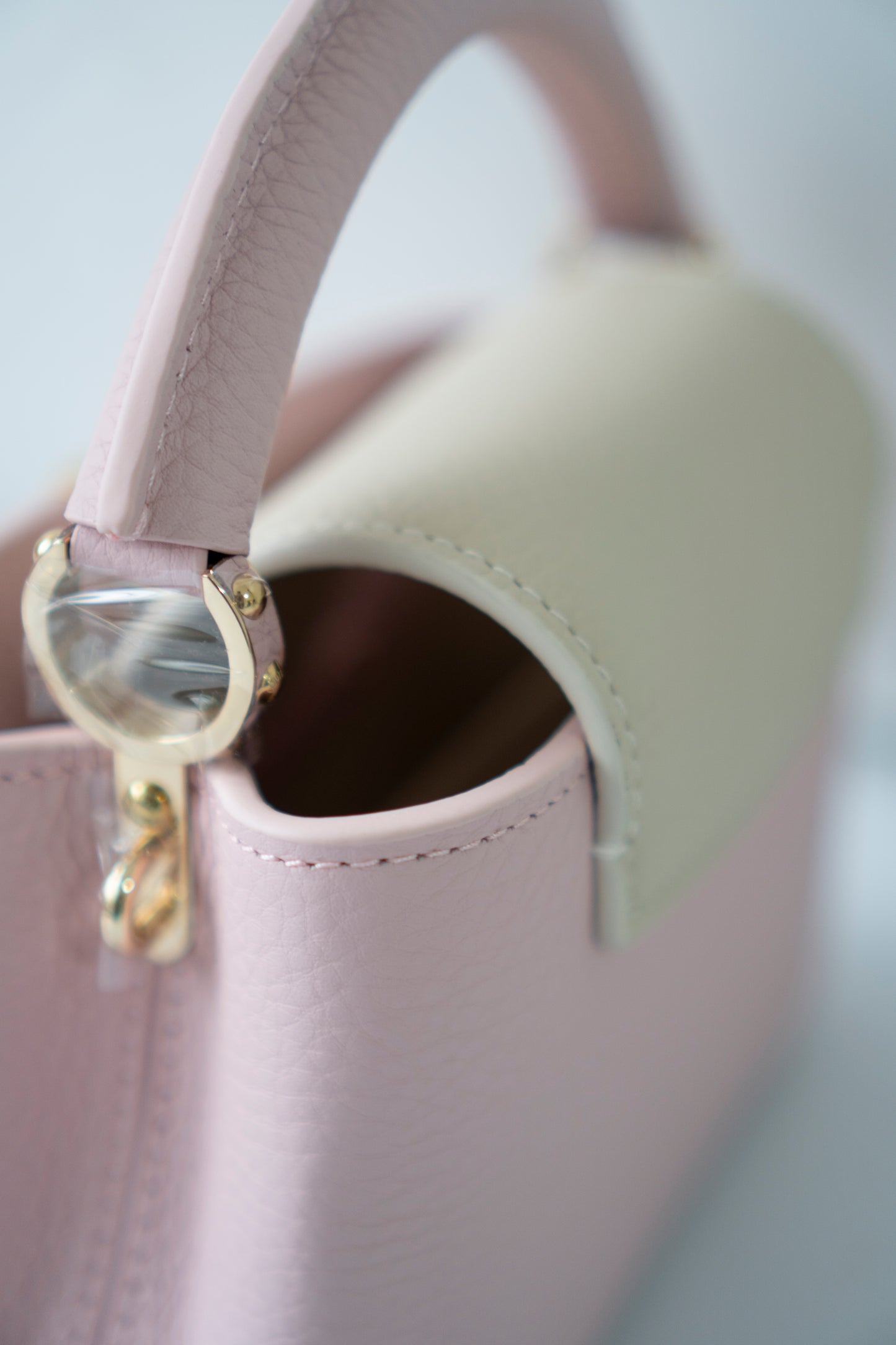 Capucine Mini Top Handle – Light Bliss Pink Taurillon Leather