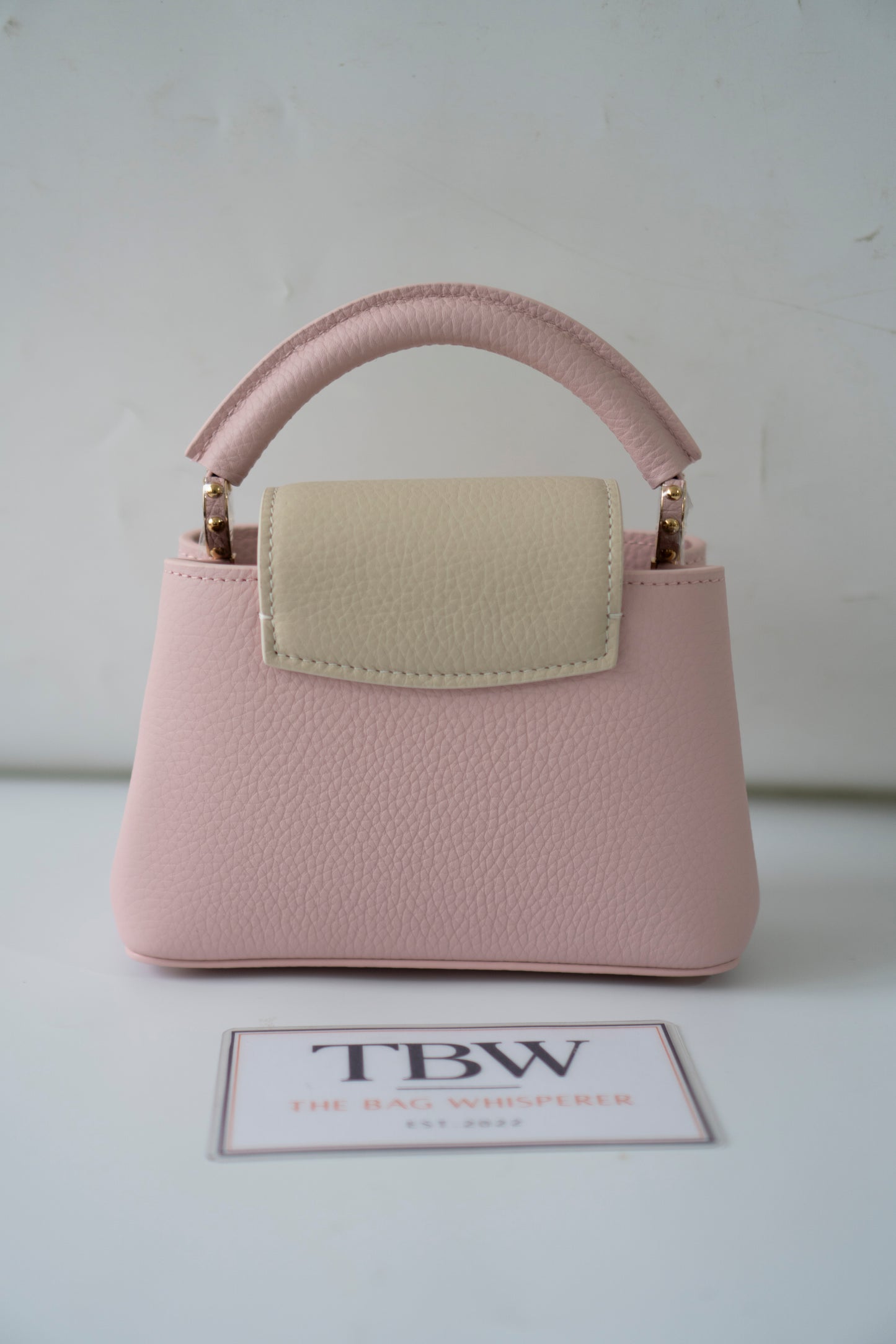 Capucine Mini Top Handle – Light Bliss Pink Taurillon Leather