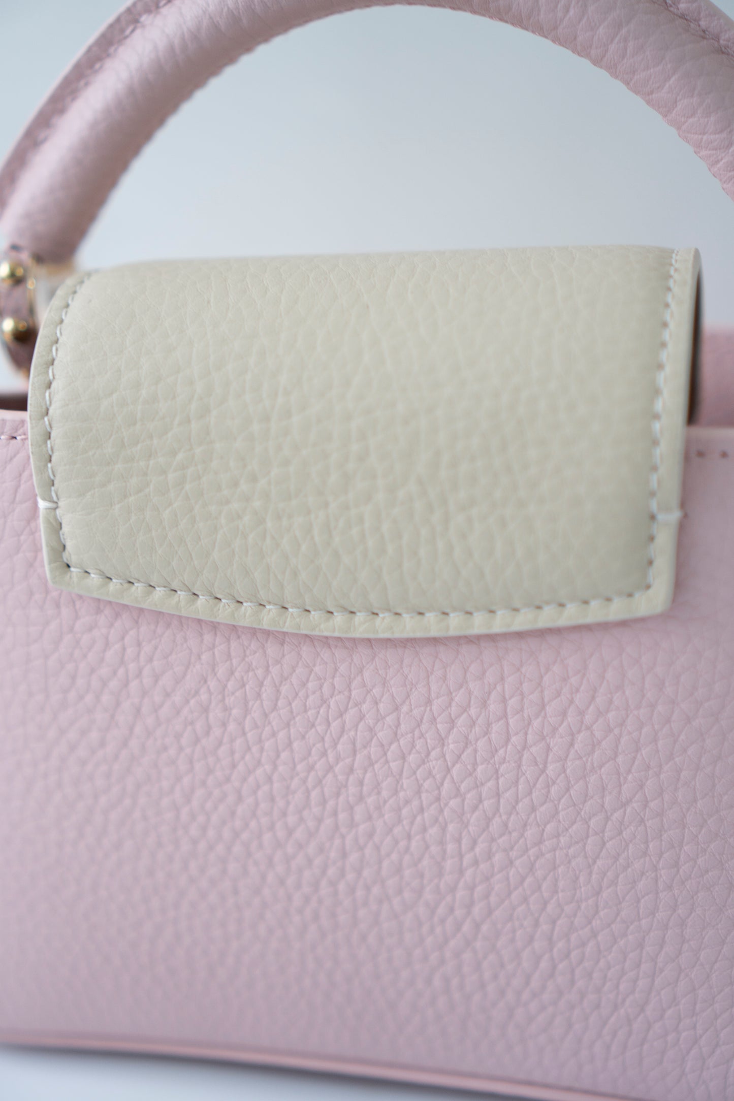 Capucine Mini Top Handle – Light Bliss Pink Taurillon Leather