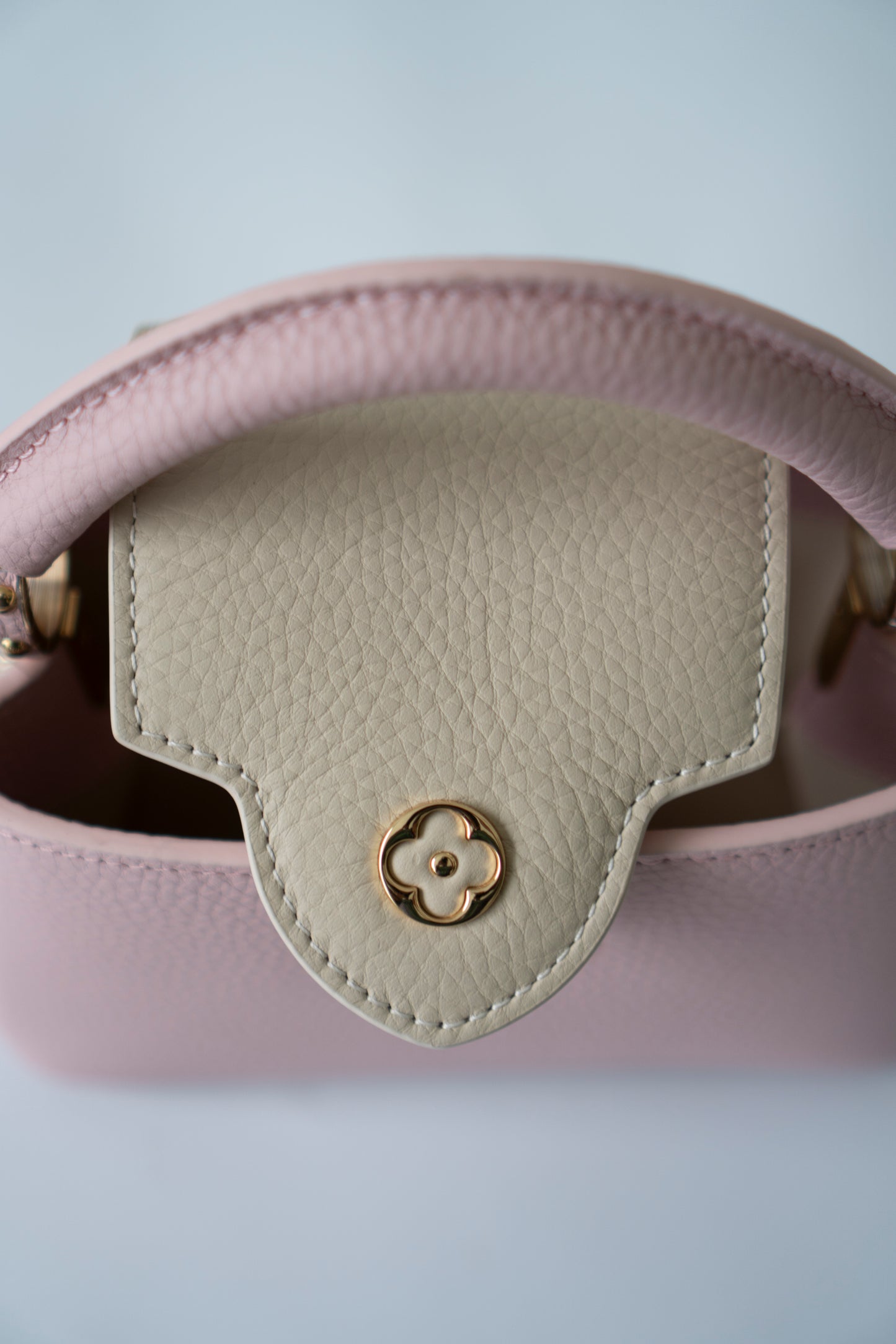 Capucine Mini Top Handle – Light Bliss Pink Taurillon Leather