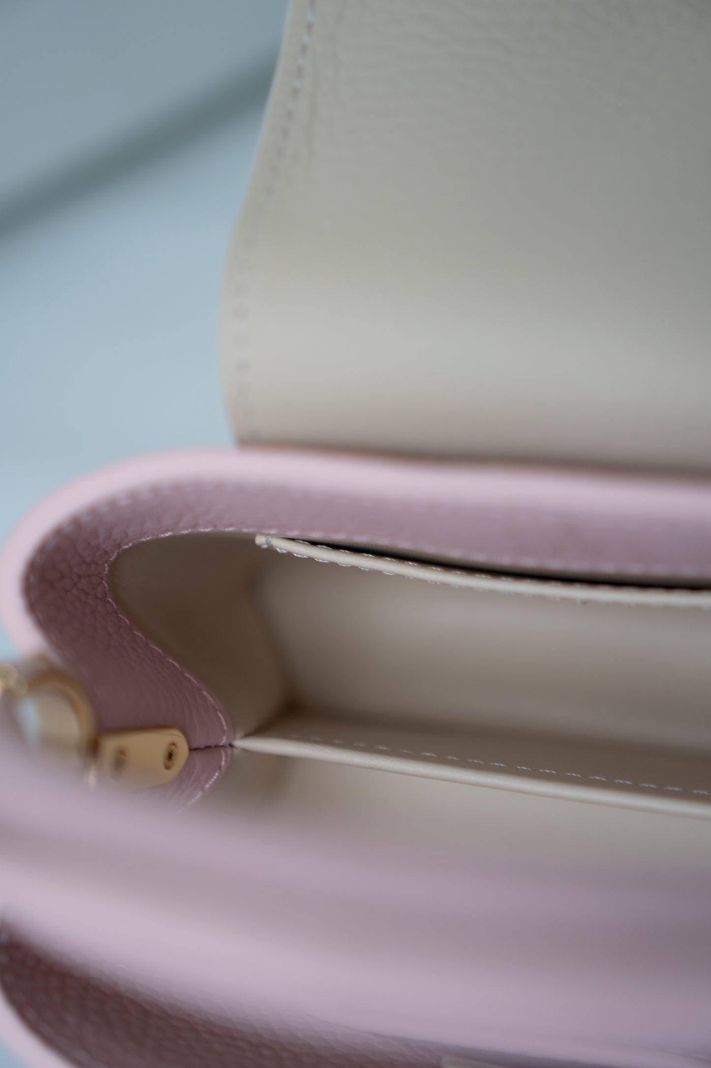 Capucine Mini Top Handle – Light Bliss Pink Taurillon Leather