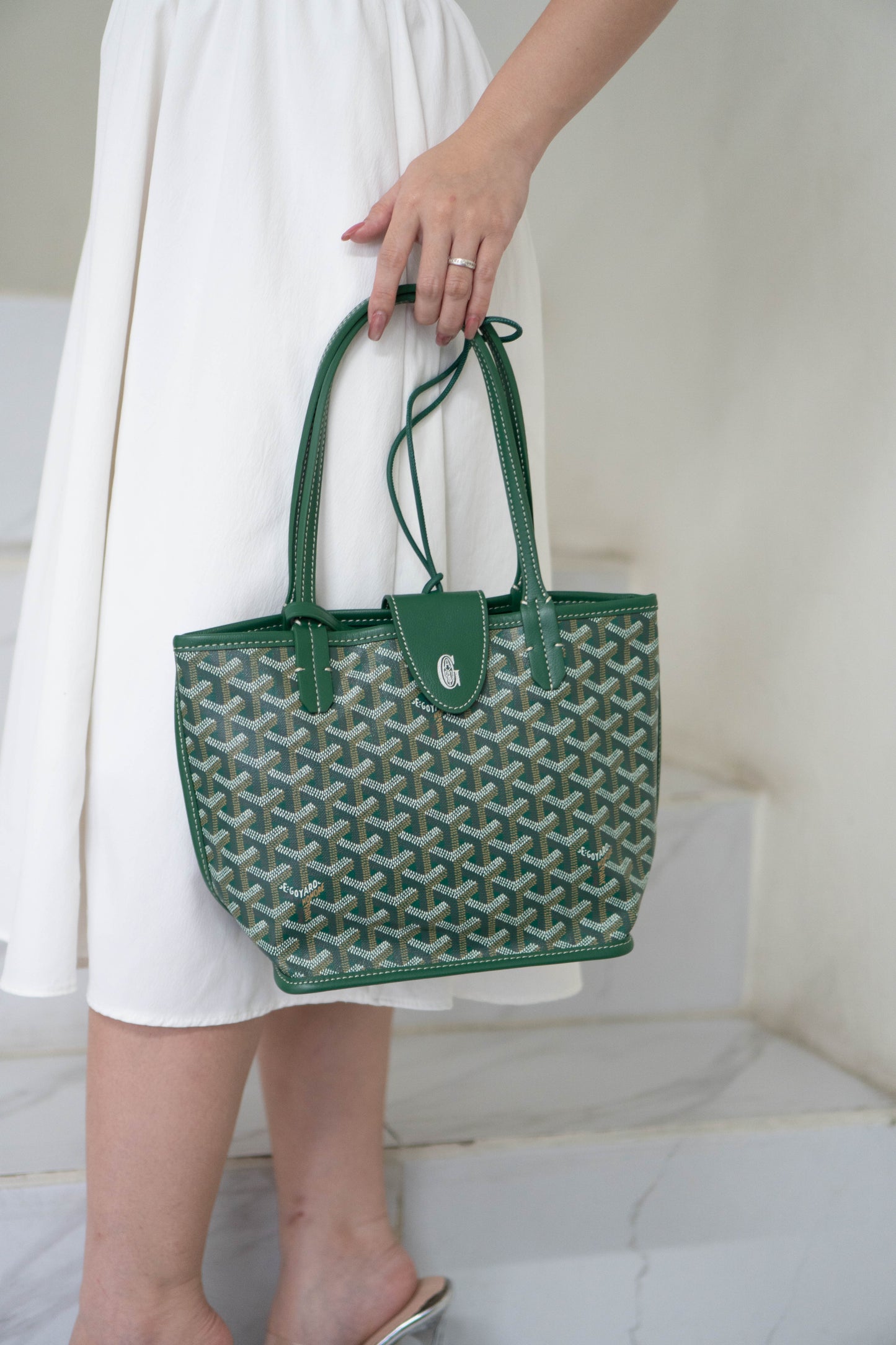 Mini Anjou – Green Goyrdine Canvas