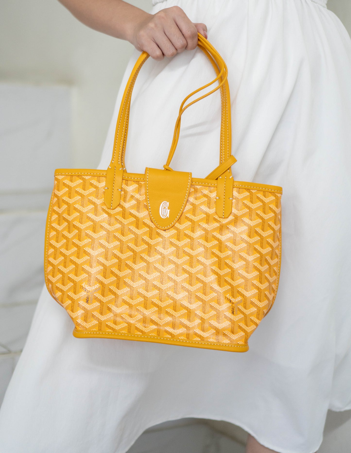 Mini Anjou – Yellow Goyrdine Canvas