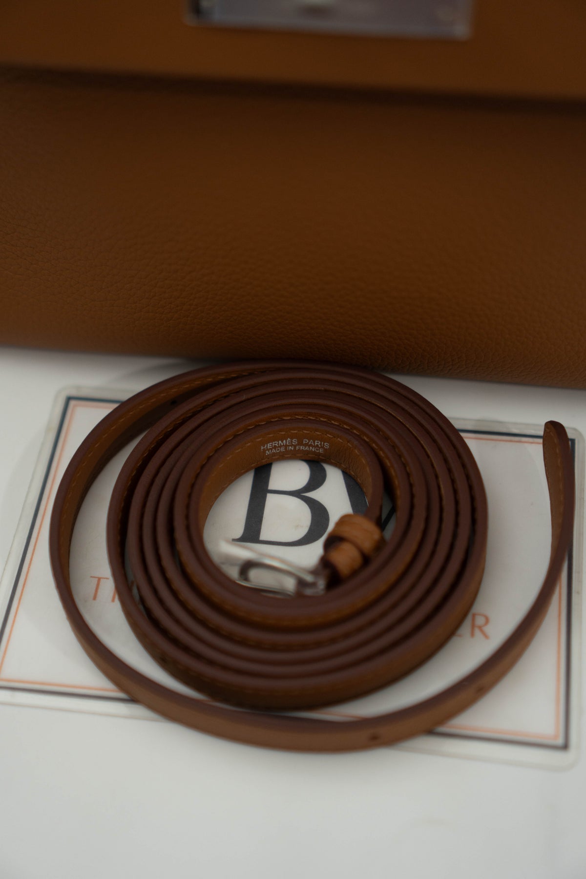 24/24 21 Bag – Gold Togo & Swift Leather